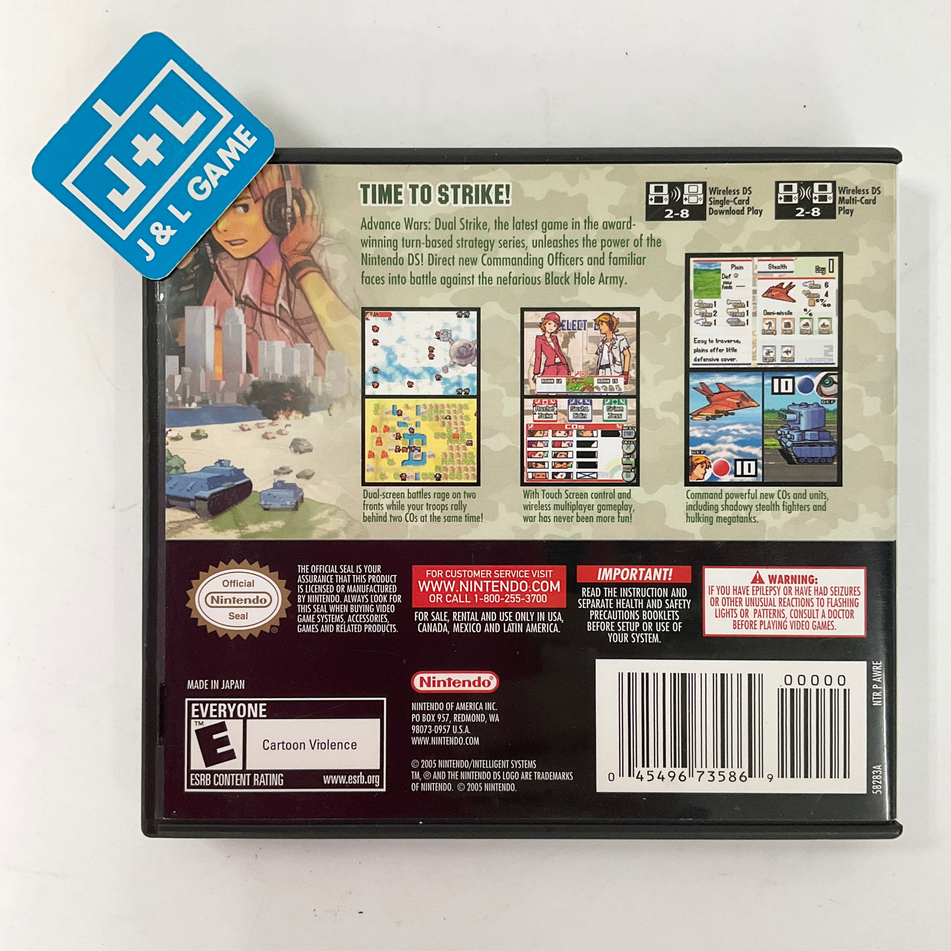 Advance Wars Dual Strike - (NDS) Nintendo DS [Pre-Owned] Video Games Nintendo   