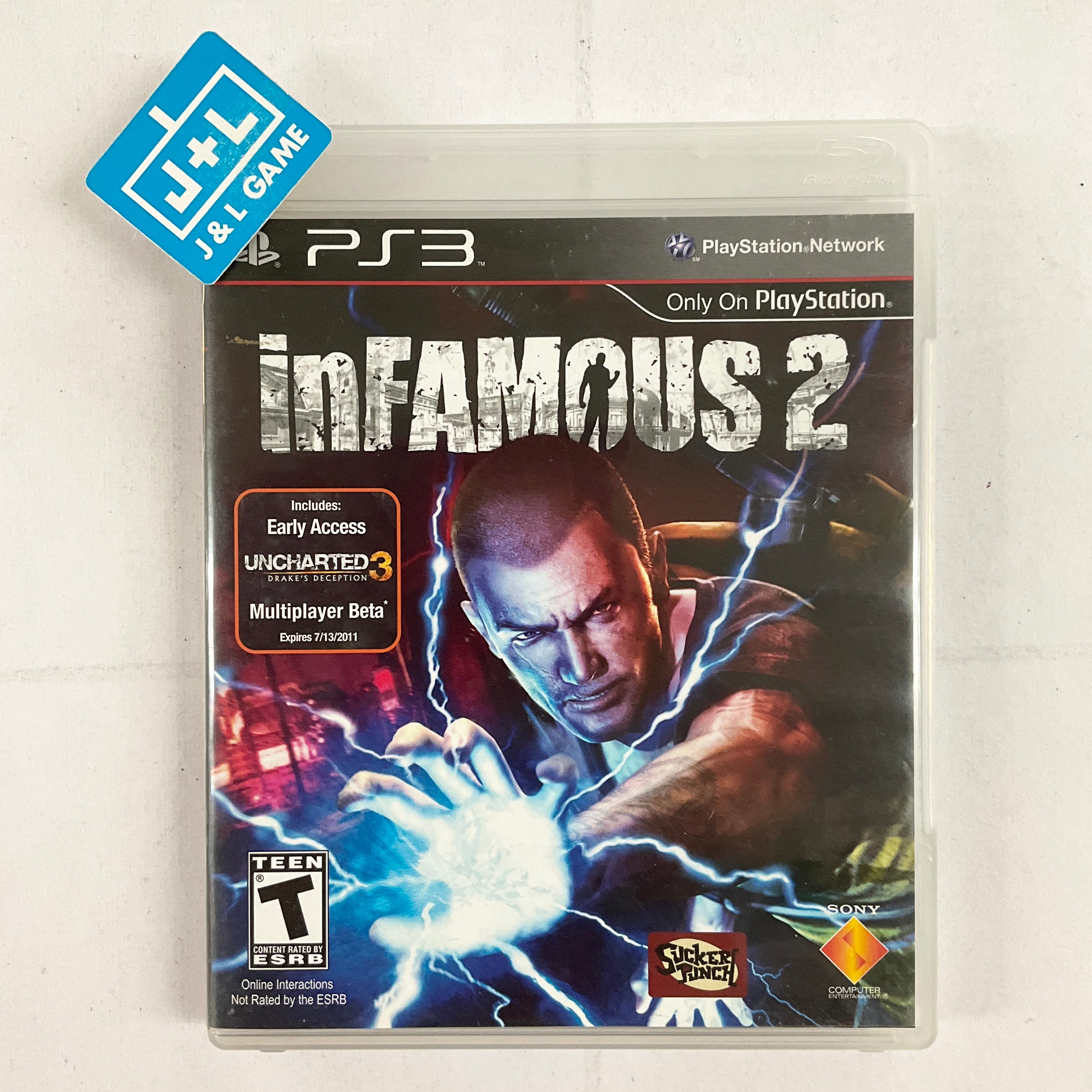 inFamous 2 - (PS3) PlayStation 3  [Pre-Owned] Video Games SCEA   