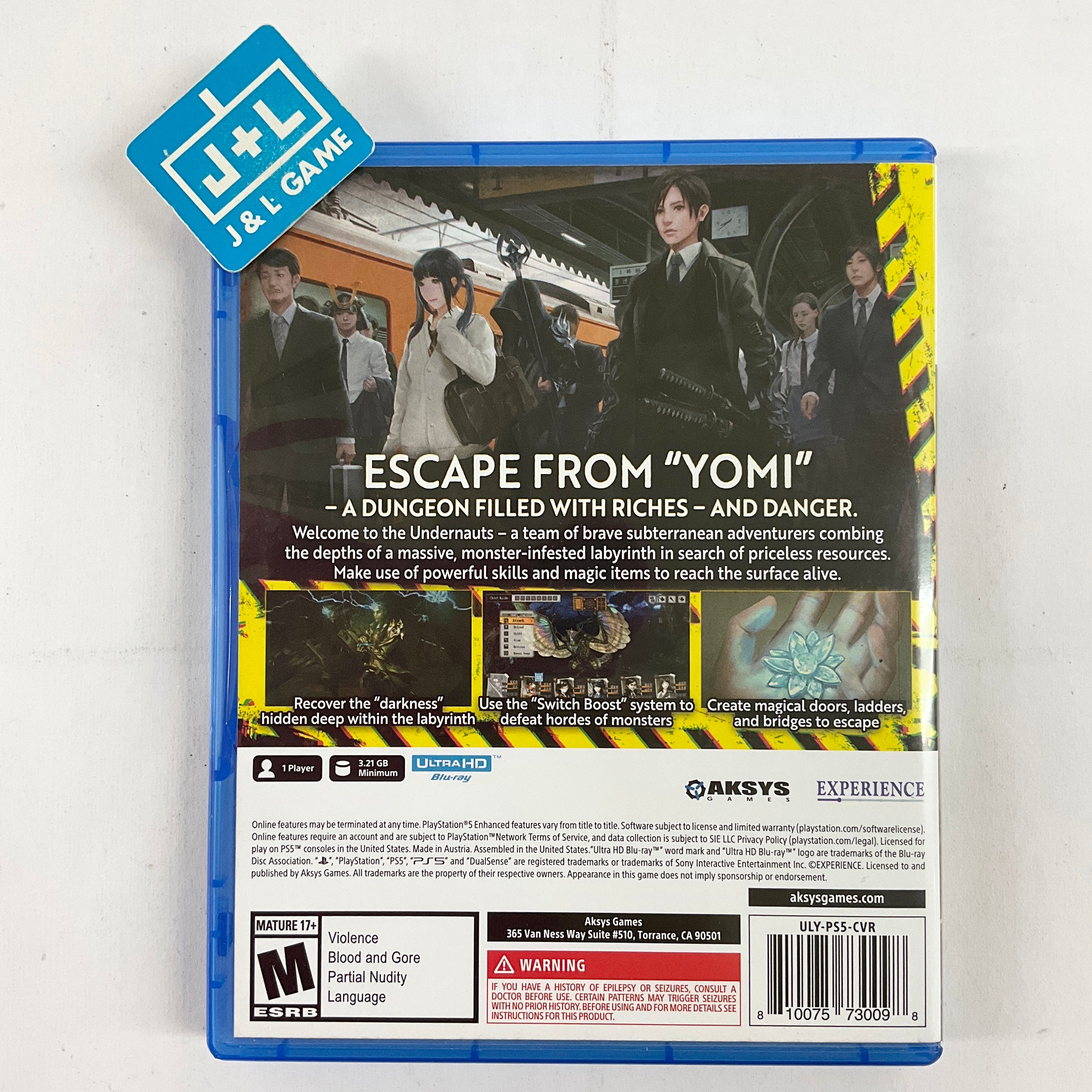 Undernauts: Labyrinth of Yomi - (PS5) PlayStation 5 [UNBOXING] Video Games Aksys   