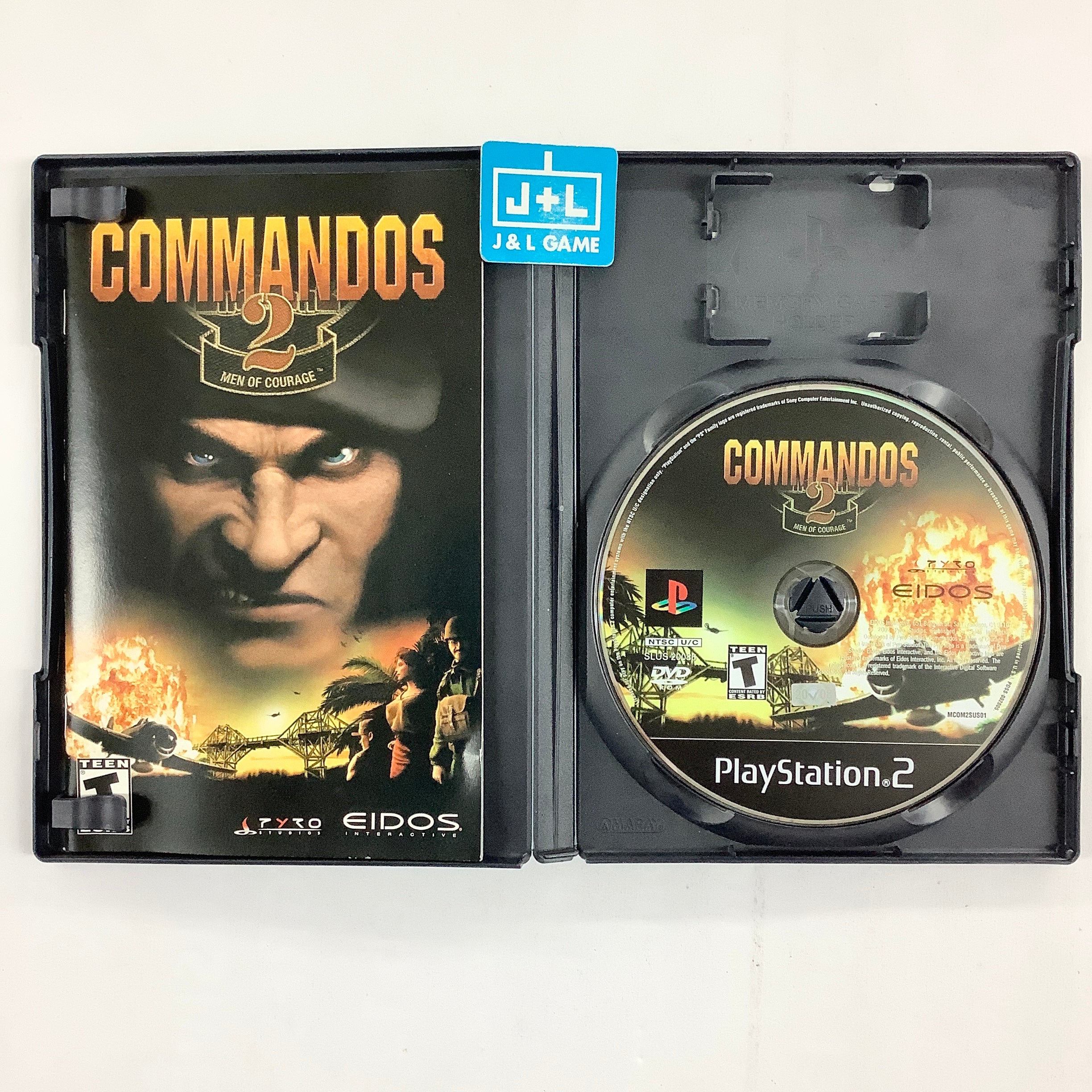 Commandos 2: Men of Courage - (PS2) PlayStation 2 [Pre-Owned] Video Games Eidos Interactive   