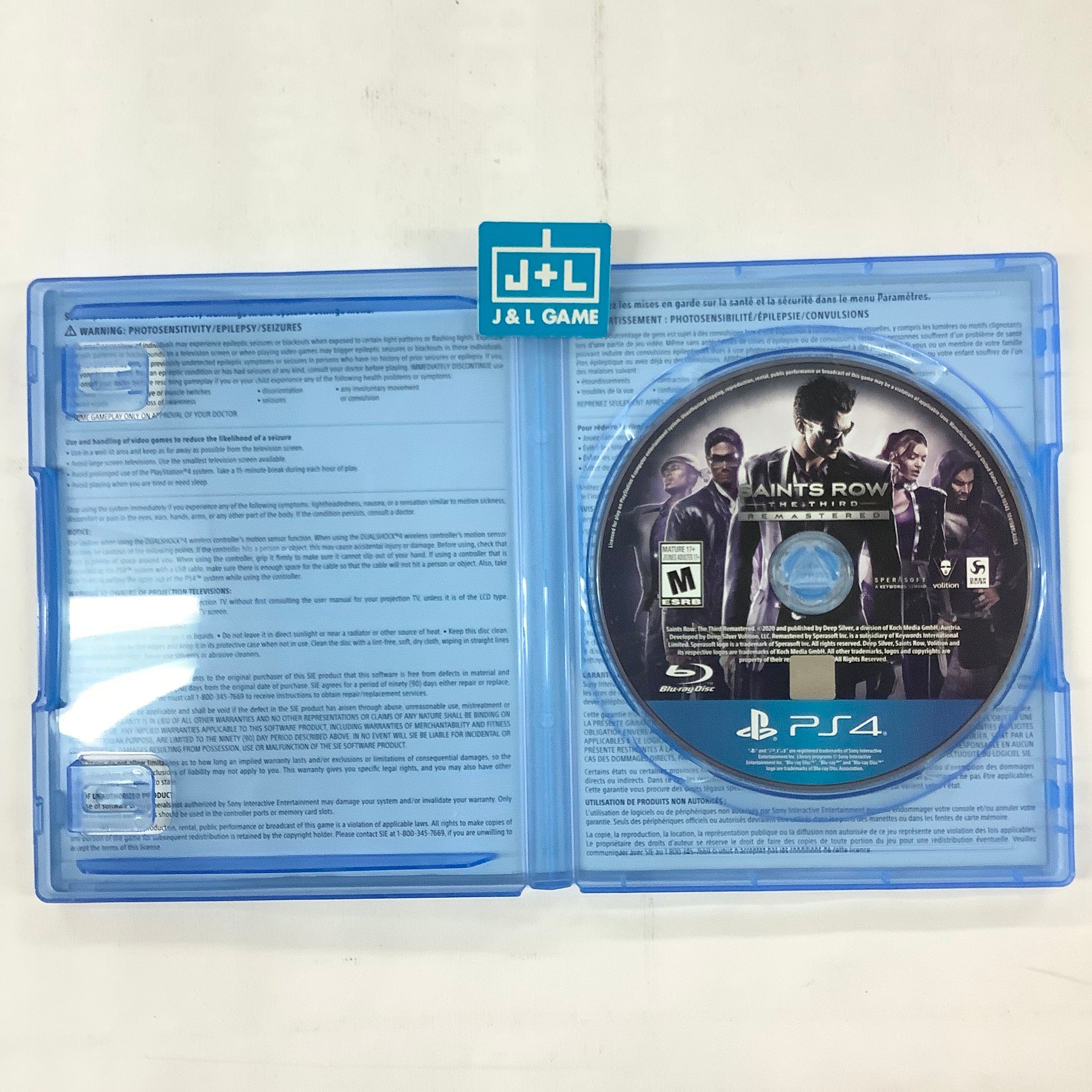 Saints Row The Third Remastered - (PS4) PlayStation 4 [Pre-Owned] Video Games Deep Silver