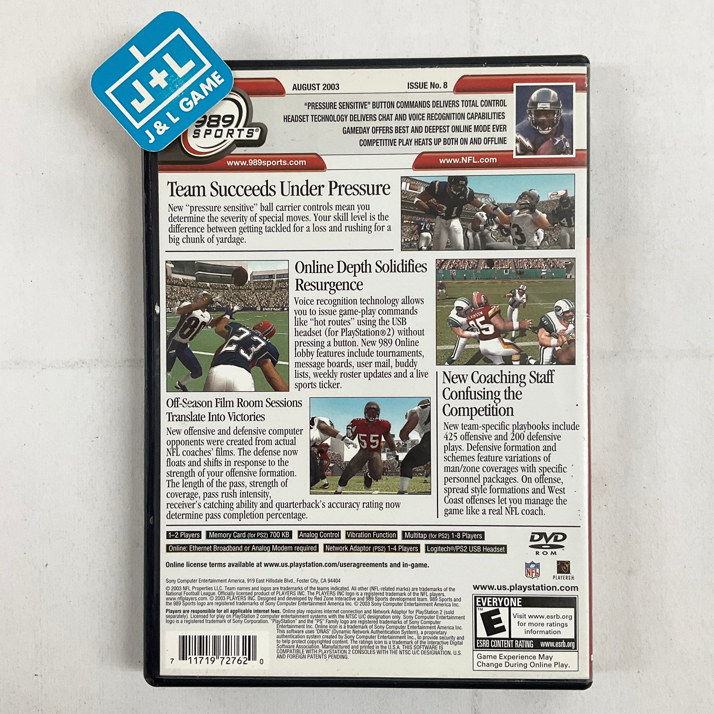 NFL GameDay 2004 - (PS2) PlayStation 2 [Pre-Owned] Video Games SCEA   