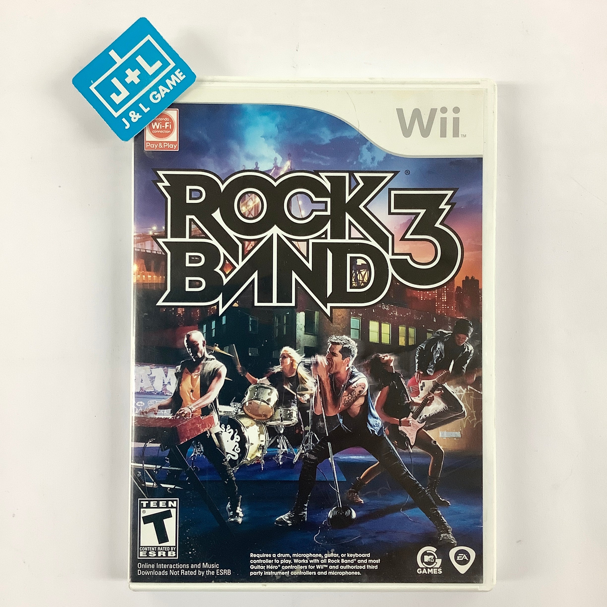 Rock Band 3 - Nintendo Wii [Pre-Owned] Video Games MTV Games   