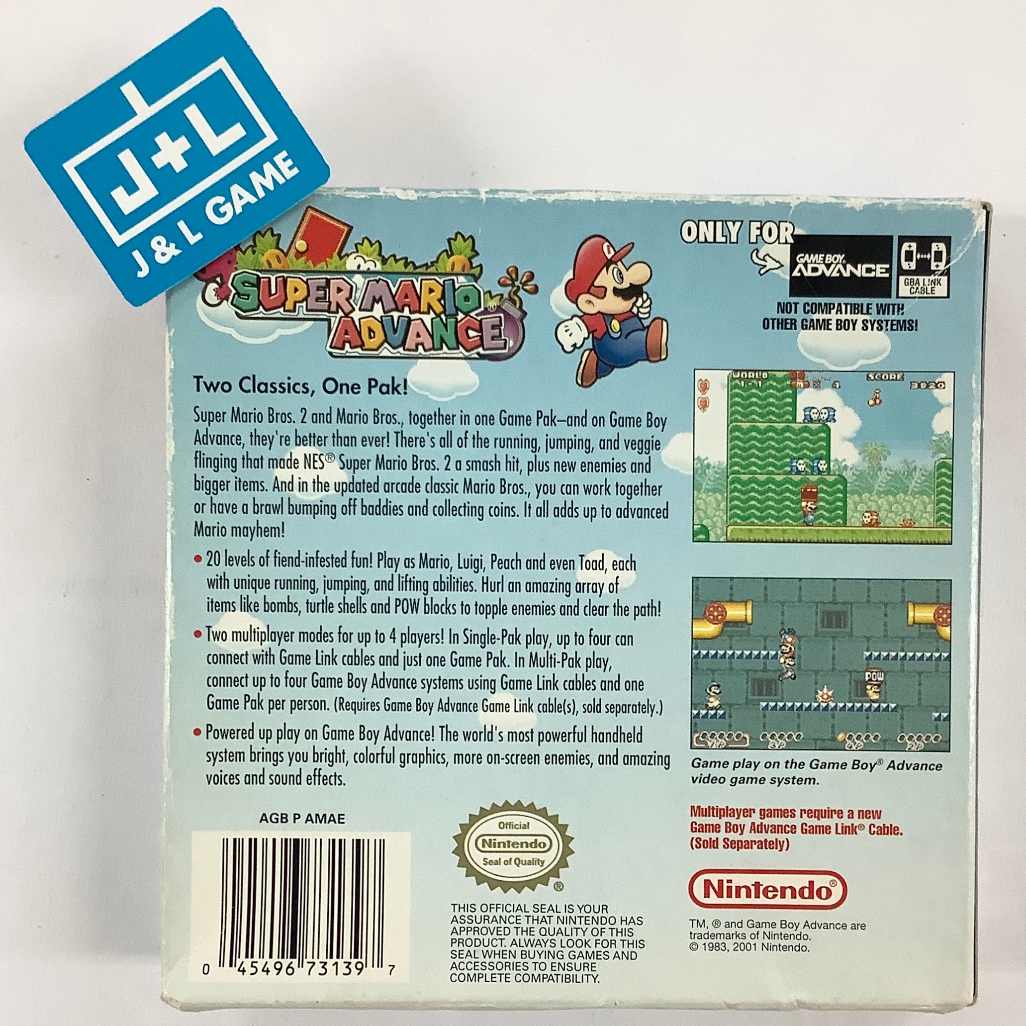 Super Mario Advance - (GBA) Game Boy Advance [Pre-Owned] Video Games Nintendo   