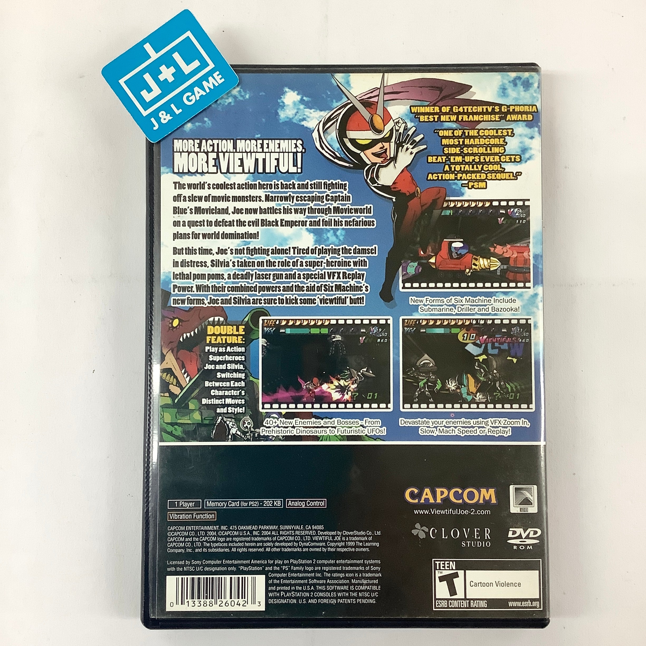 Viewtiful Joe 2 - (PS2) PlayStation 2 [Pre-Owned] Video Games Capcom   