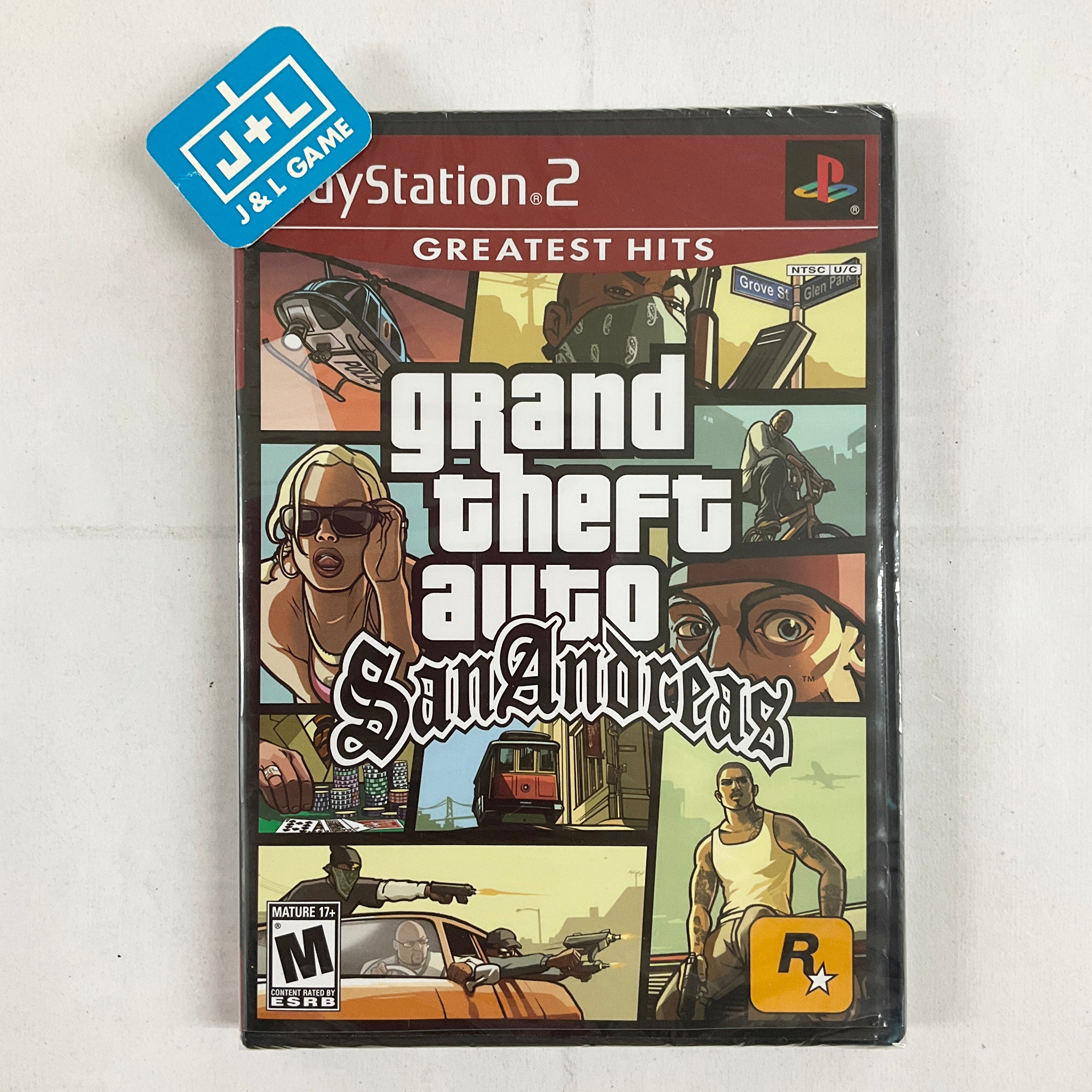 Grand Theft Auto: San Andreas (Greatest Hits) - (PS2) PlayStation 2 Video Games Rockstar Games   