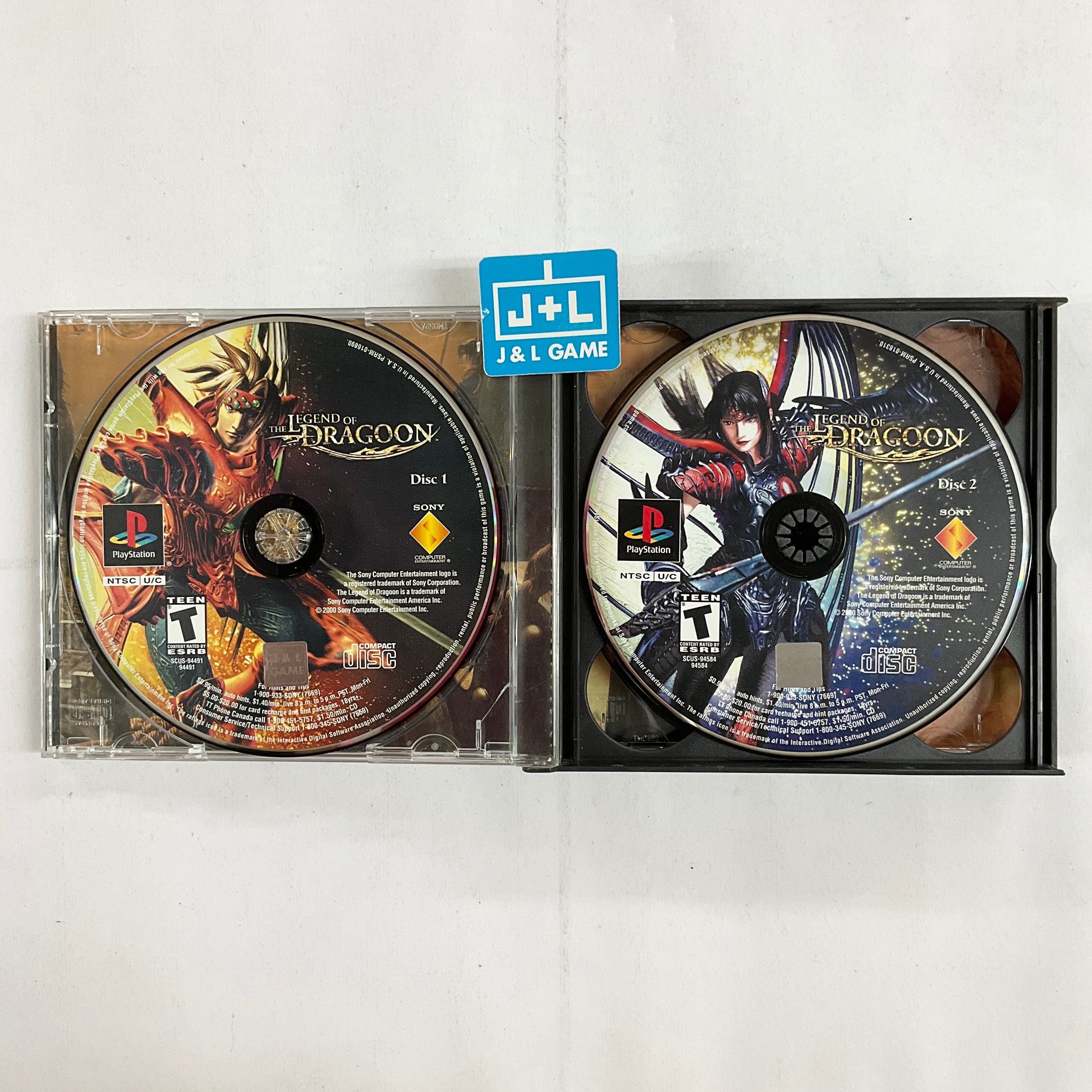 The Legend of Dragoon - (PS1) PlayStation 1 [Pre-Owned] Video Games SCEA   