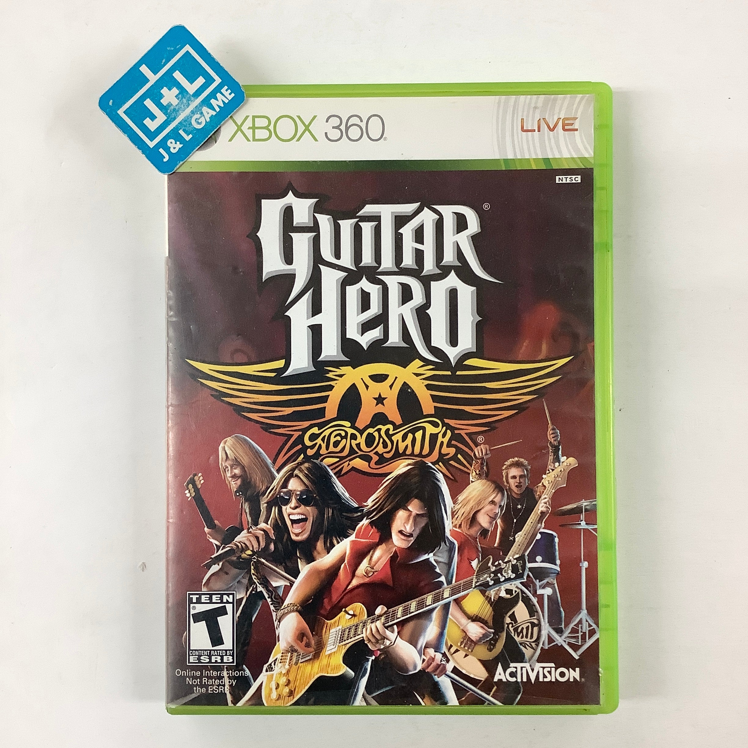 Guitar Hero: Aerosmith - Xbox 360 [Pre-Owned] Video Games Activision   