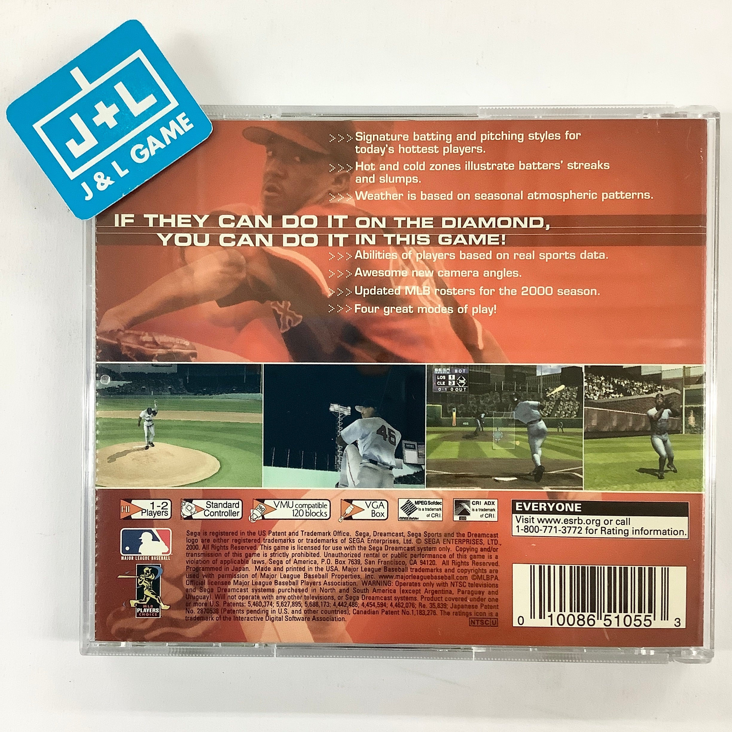 World Series Baseball 2K1 - (DC) SEGA Dreamcast [Pre-Owned] Video Games Sega   