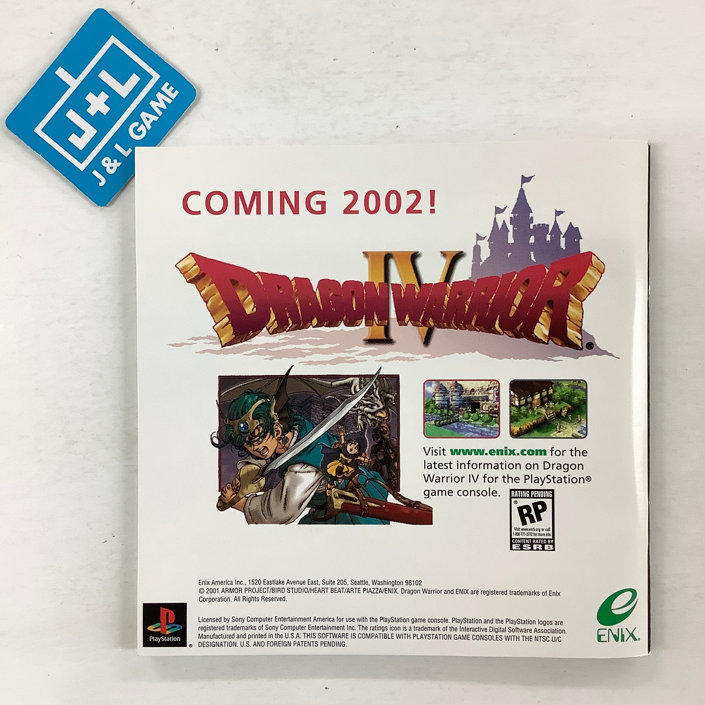 Dragon Warrior VII - (PS1) PlayStation 1 [Pre-Owned] Video Games Enix Corporation   