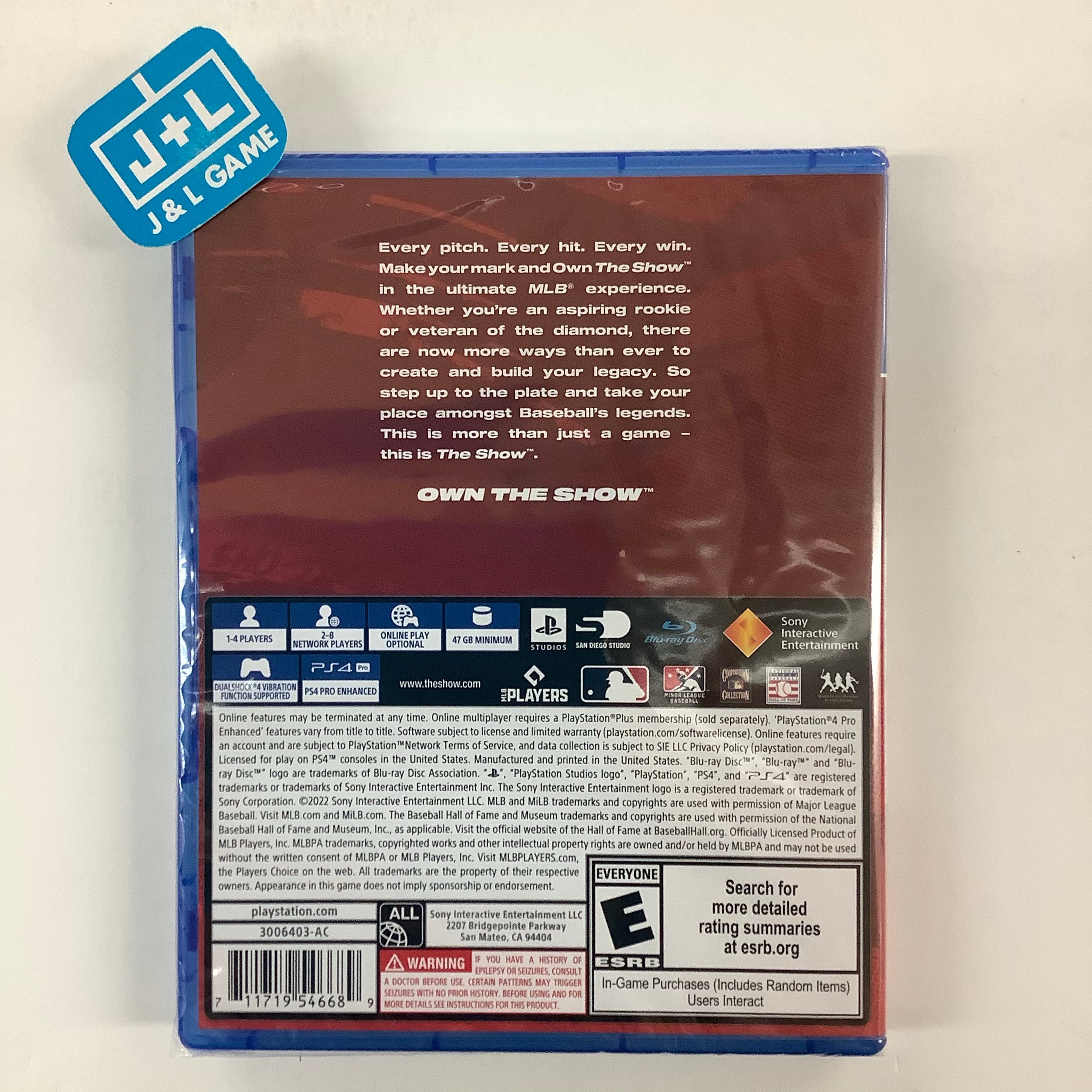 MLB The Show 22 - (PS4) PlayStation 4 Video Games MLB AM   