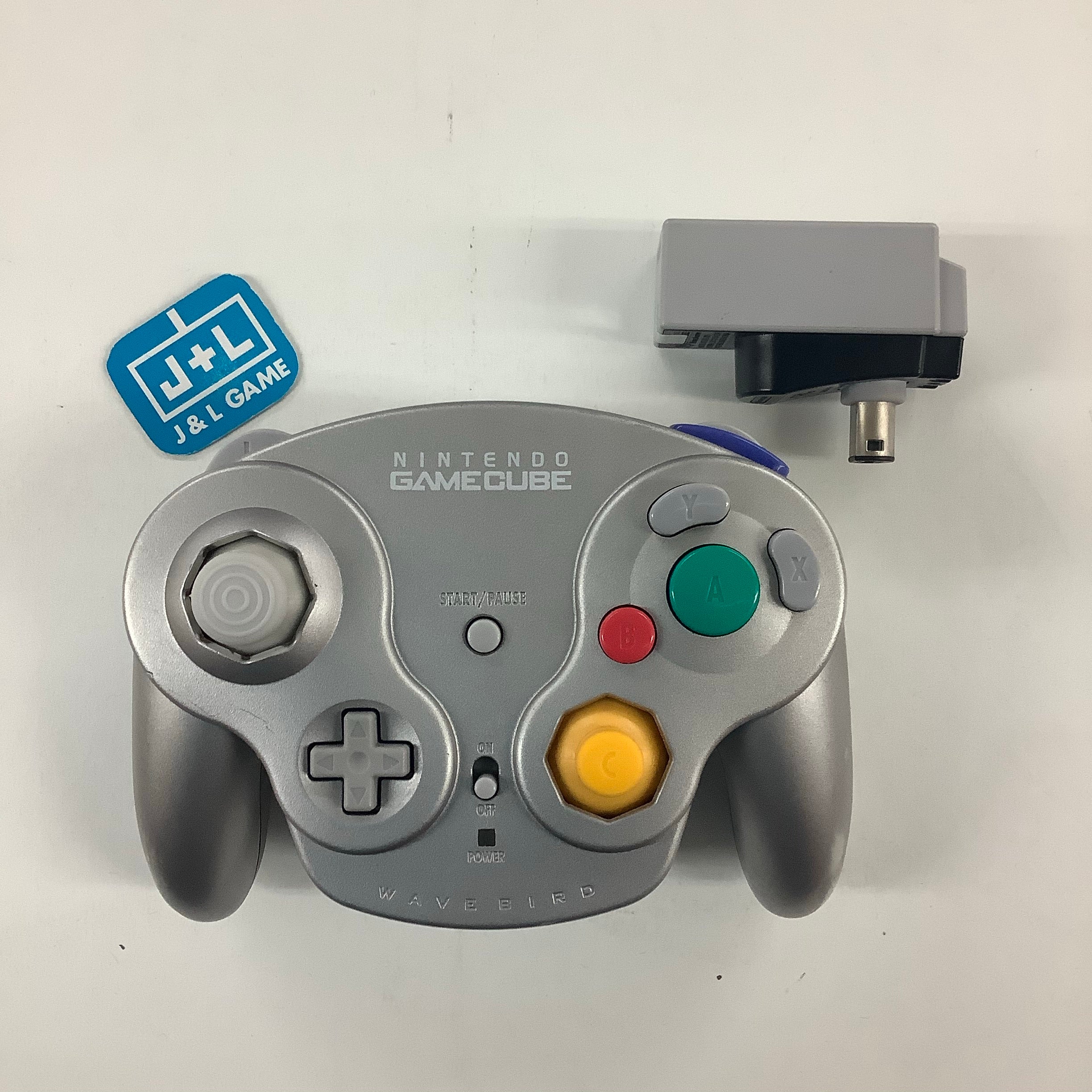 Gamecube Wavebird Wireless Controller (Platinum) - (GC) Nintendo GameCube [Pre-Owned] Accessories Nintendo   