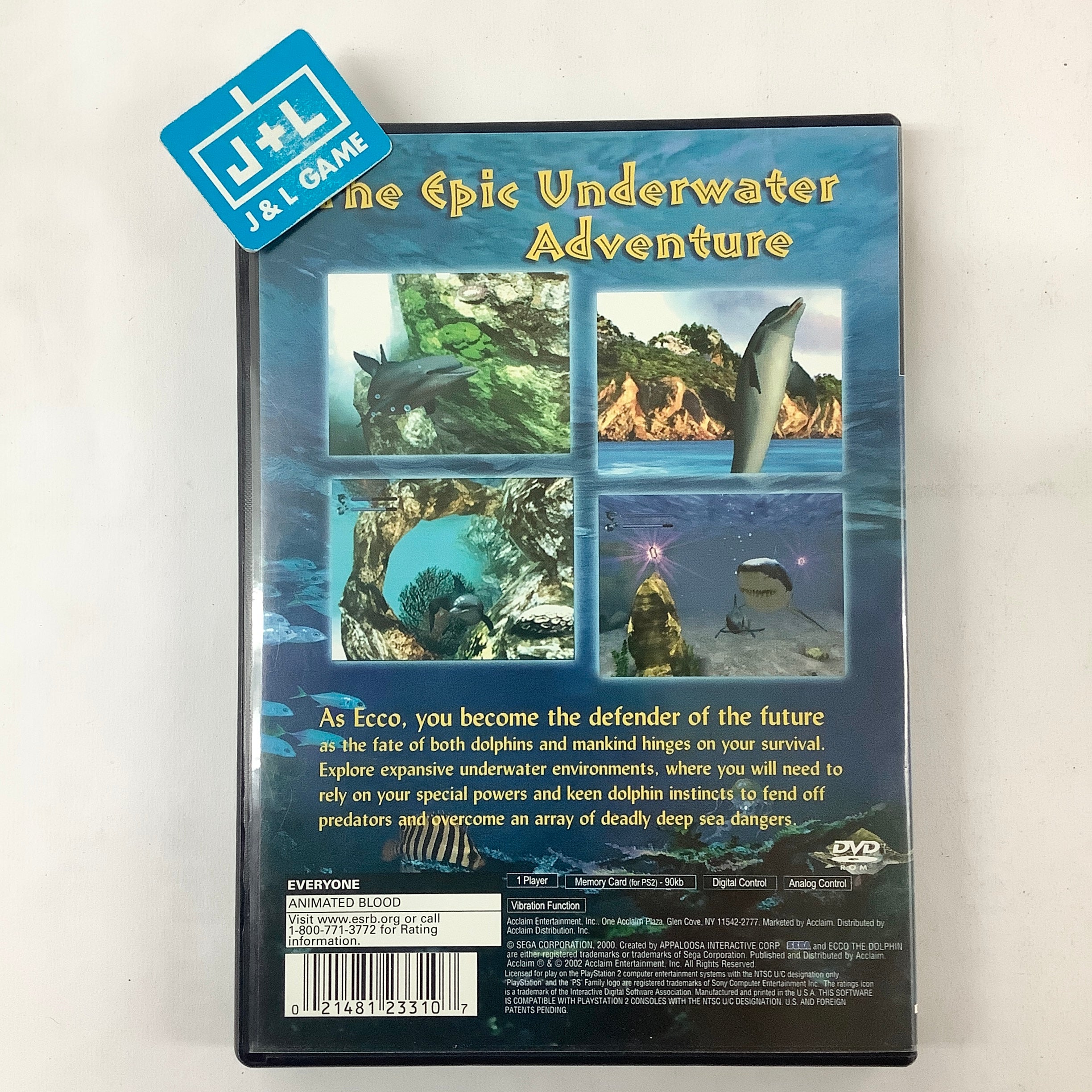 Ecco the Dolphin: Defender of the Future - (PS2) PlayStation 2 [Pre-Owned] Video Games Sega   