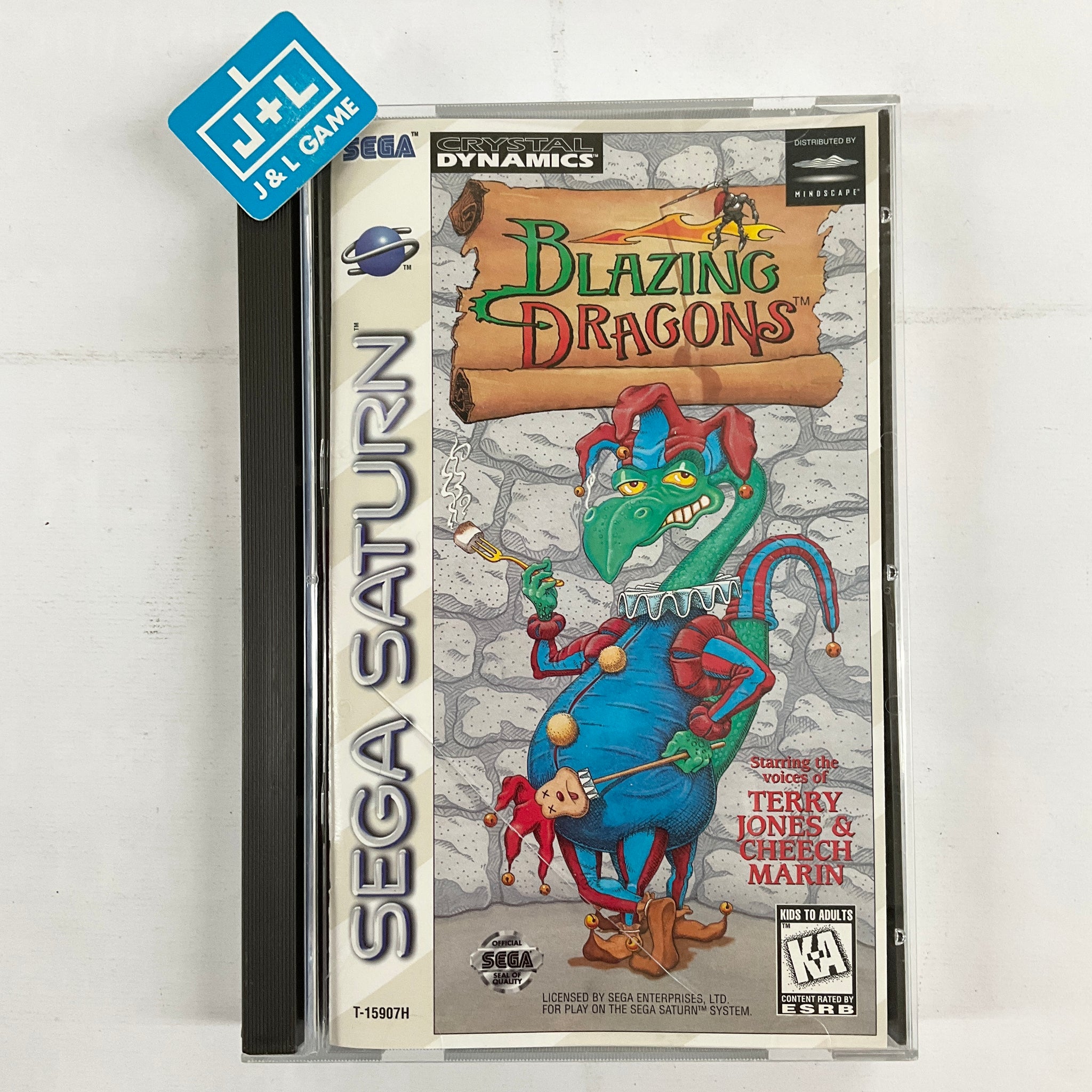 Blazing Dragons - (SS) SEGA Saturn [Pre-Owned] Video Games Mindscape   