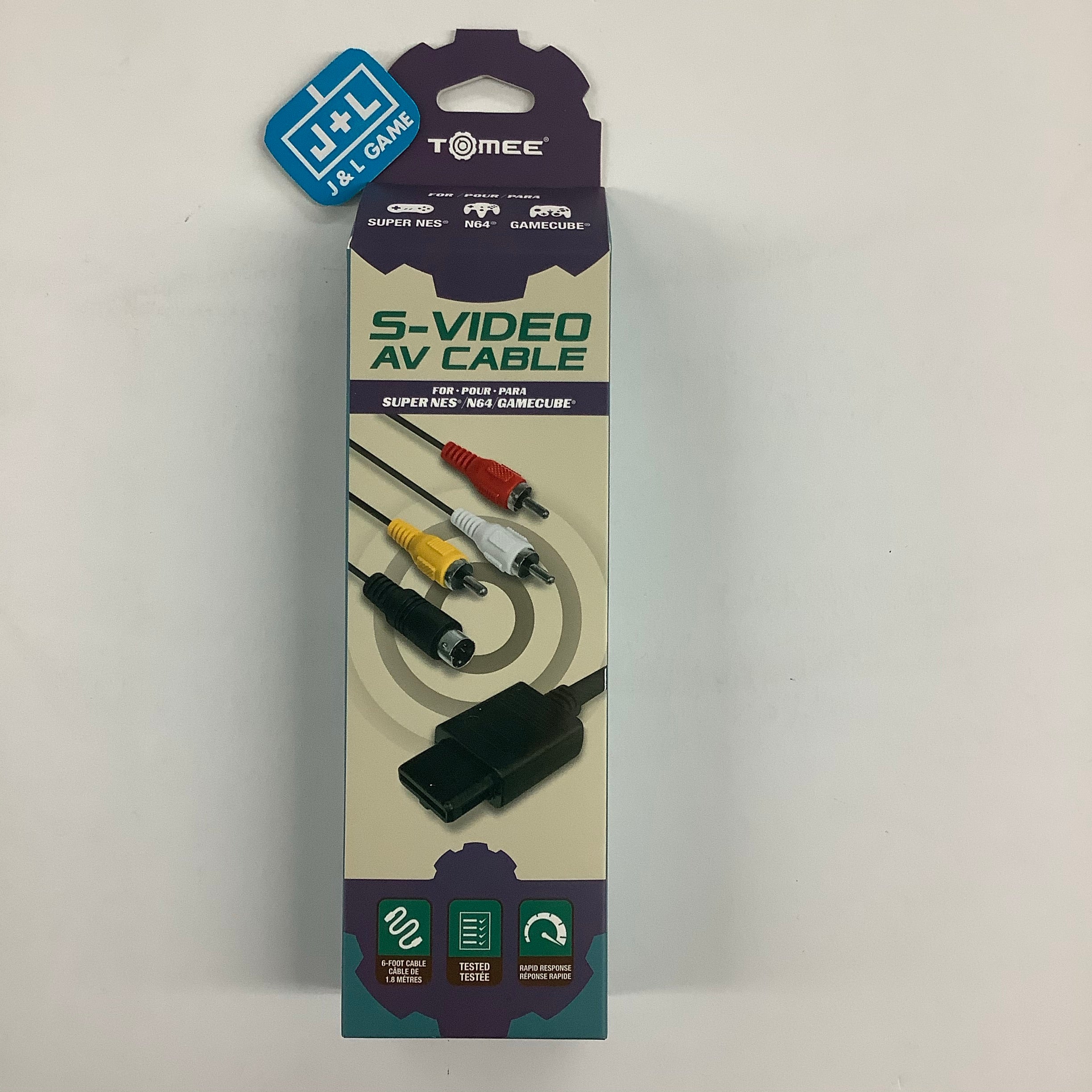 Tomee S-Video AV Cable for SNES/N64/GameCube Accessories Tomee   