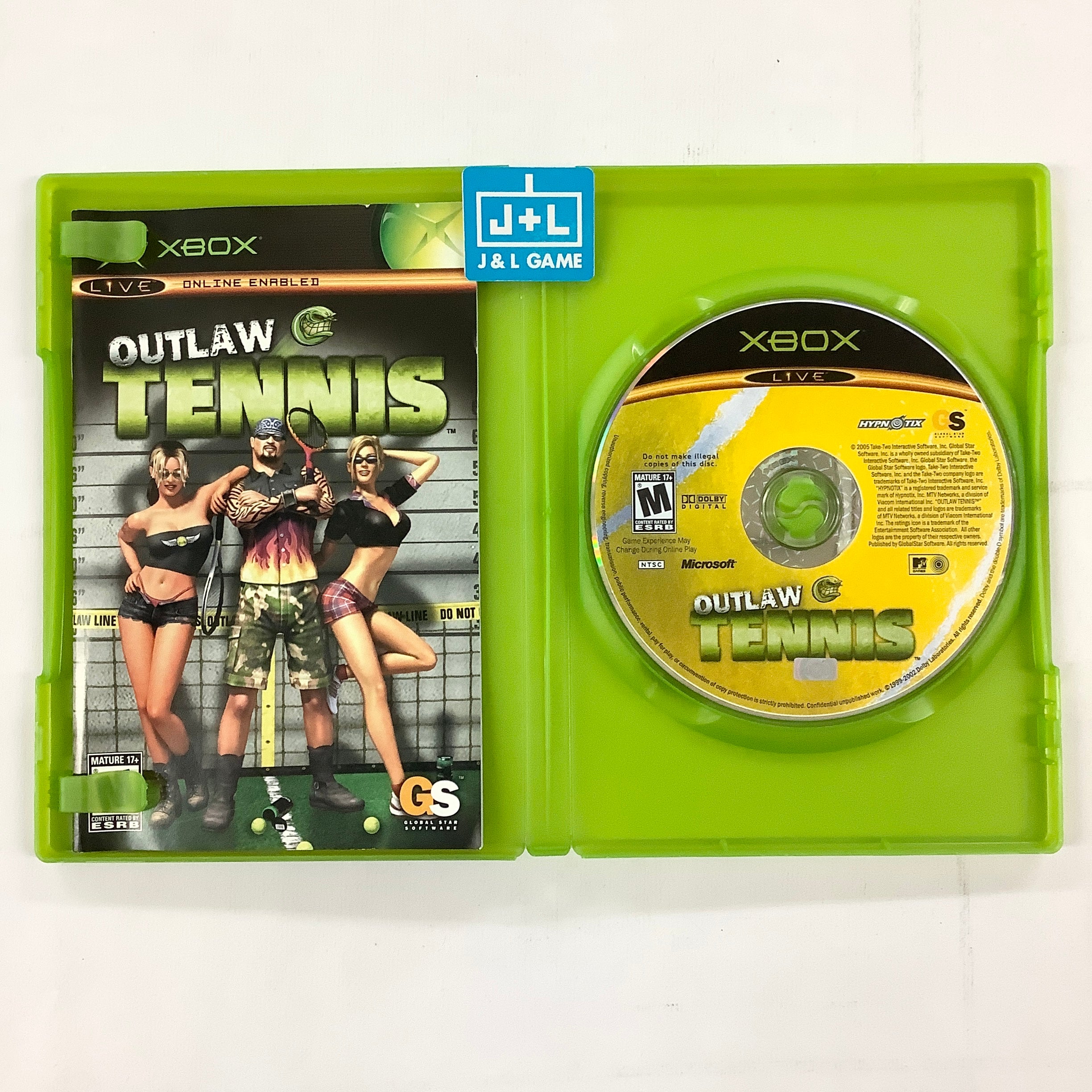 Outlaw Tennis - (XB) Xbox [Pre-Owned] Video Games Global Star Software   