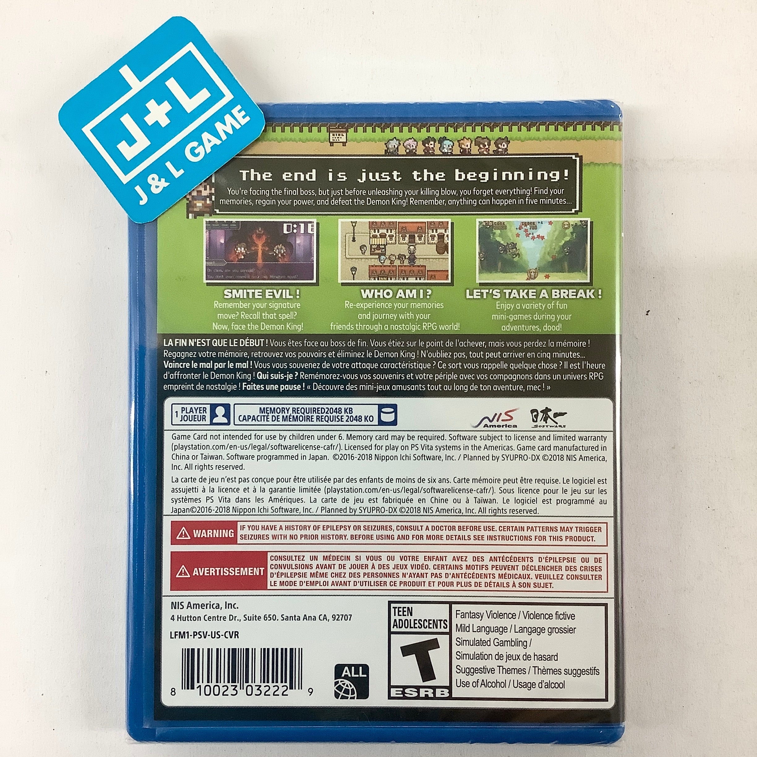 The Longest Five Minutes - (PSV) PlayStation Vita Video Games NIS America   