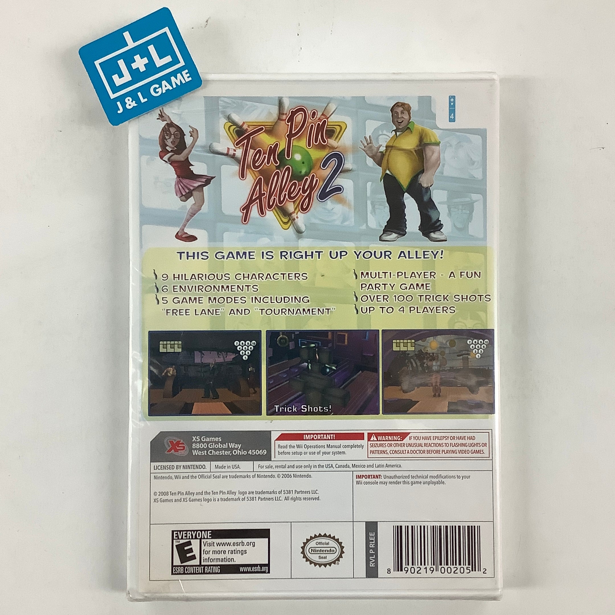 Ten Pin Alley 2 - Nintendo Wii Video Games XS Games   