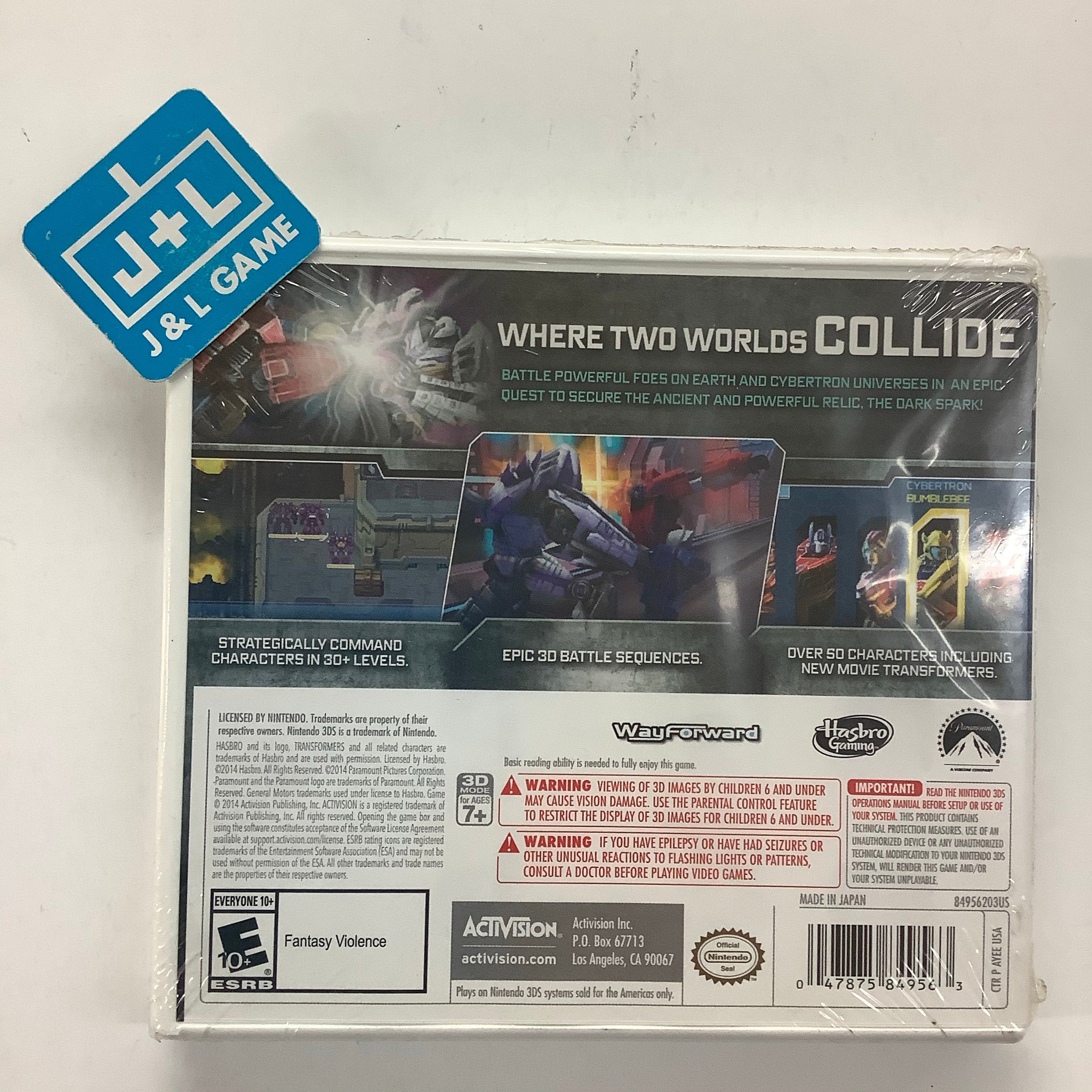 Transformers: Rise of the Dark Spark - Nintendo 3DS Video Games Activision   