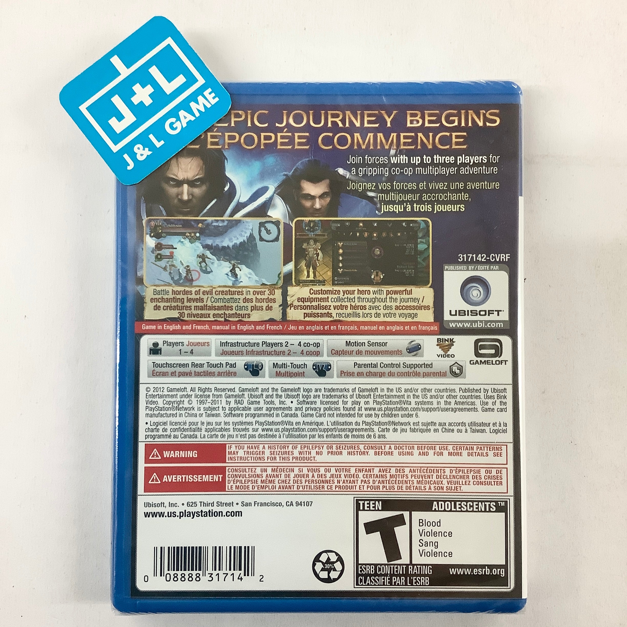 Dungeon Hunter Alliance - (PSV) PlayStation Vita Video Games Ubisoft   