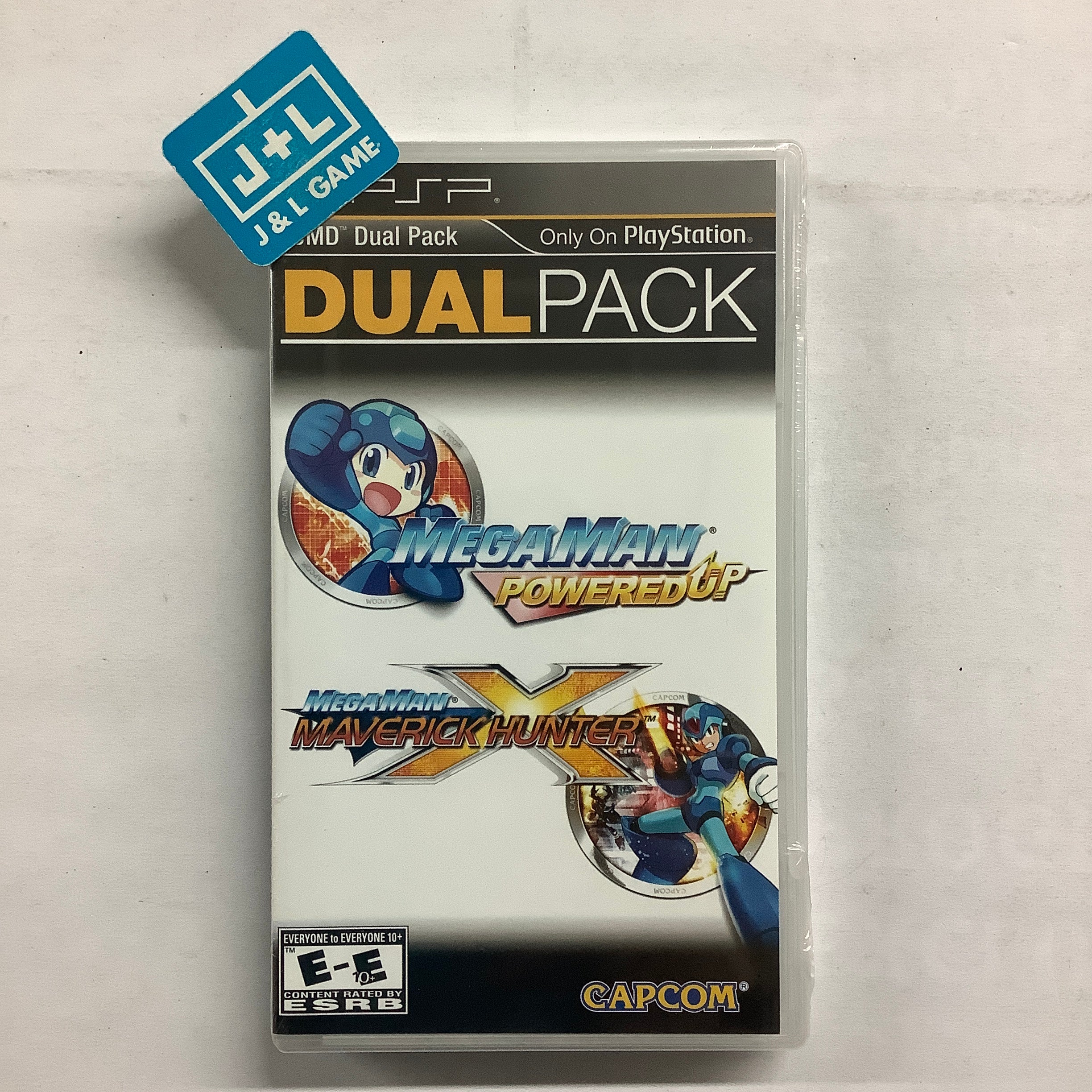 Mega Man Powered Up and Maverick Hunter X Dual Pack - Sony PSP Video Games Capcom   
