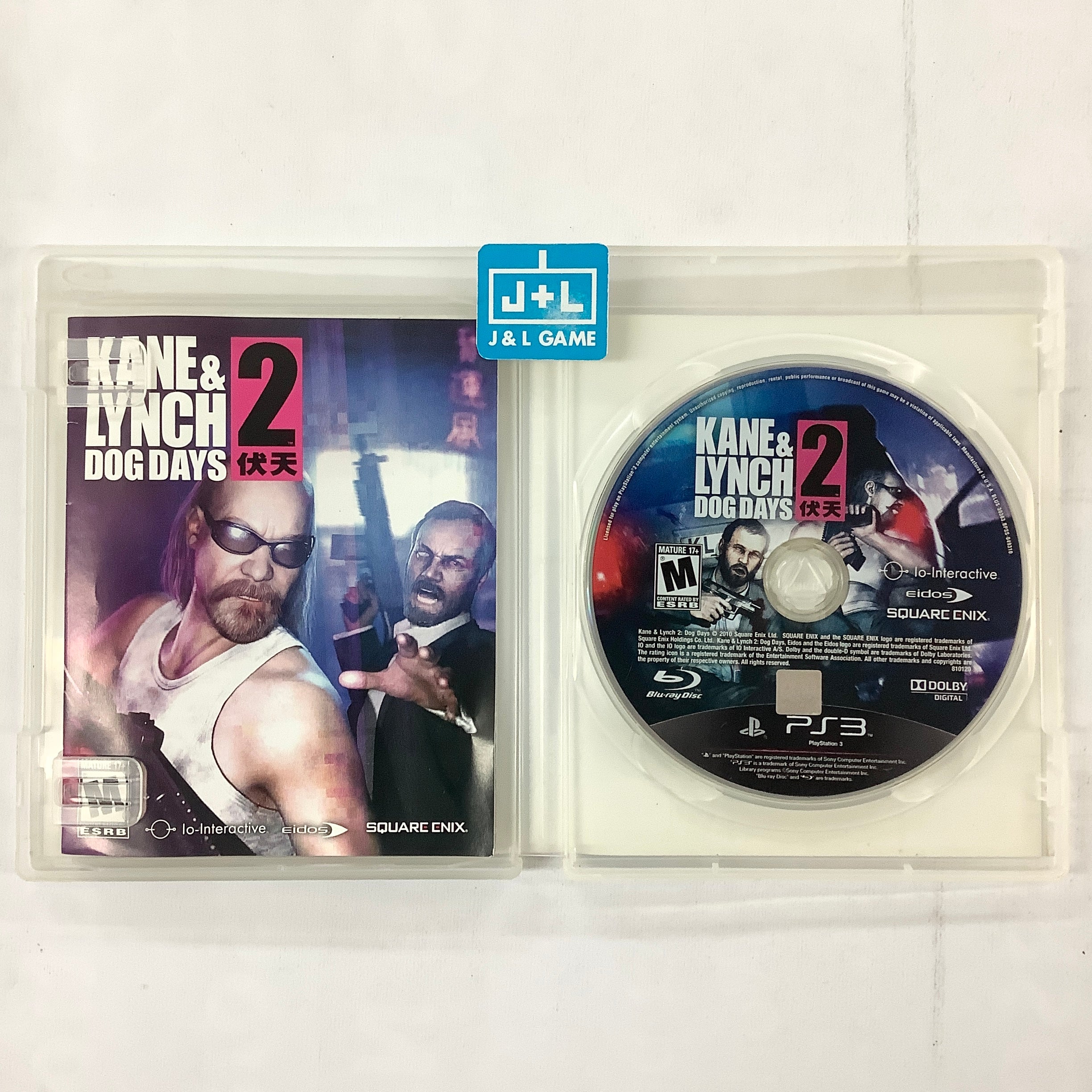 Kane & Lynch 2: Dog Days - (PS3) PlayStation 3 [Pre-Owned] Video Games Square Enix   