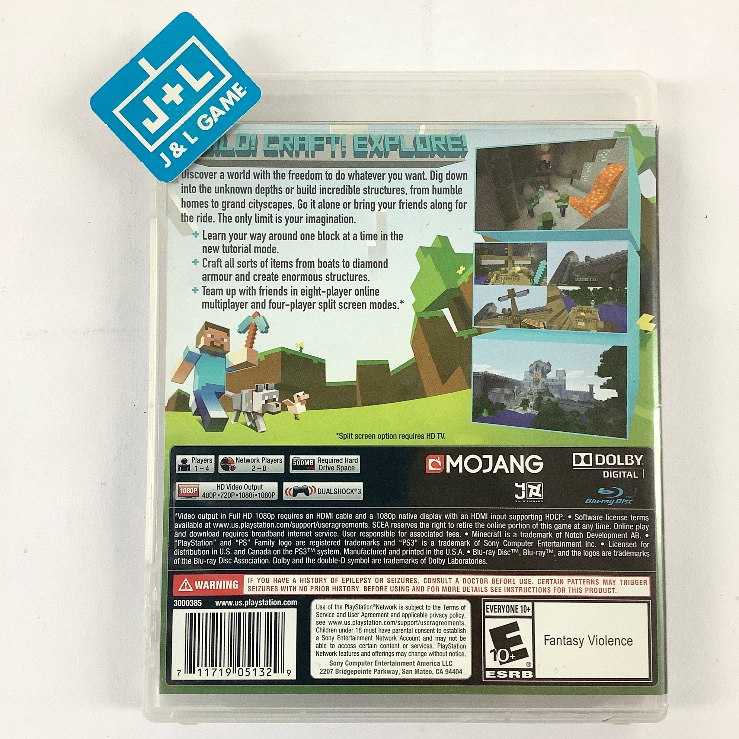 Minecraft: PlayStation 3 Edition - (PS3) PlayStation 3 [Pre-Owned