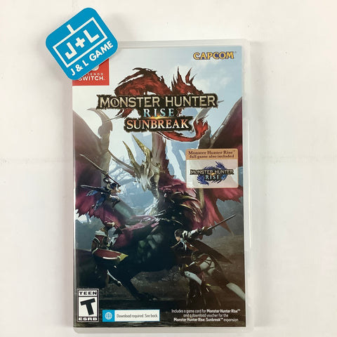Monster Hunter Rise: Sunbreak - (NSW) Nintendo Switch [UNBOXING] Video Games Capcom   