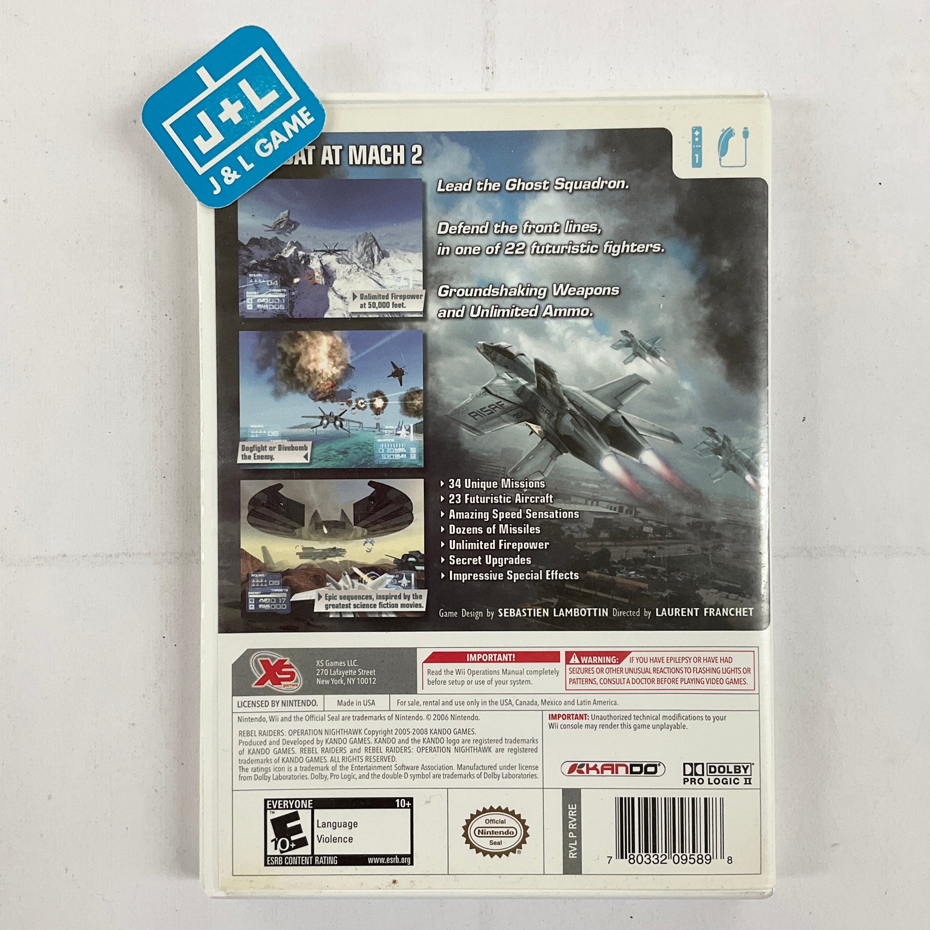 Rebel Raiders: Operation Nighthawk - Nintendo Wii [Pre-Owned] Video Games XS Games   