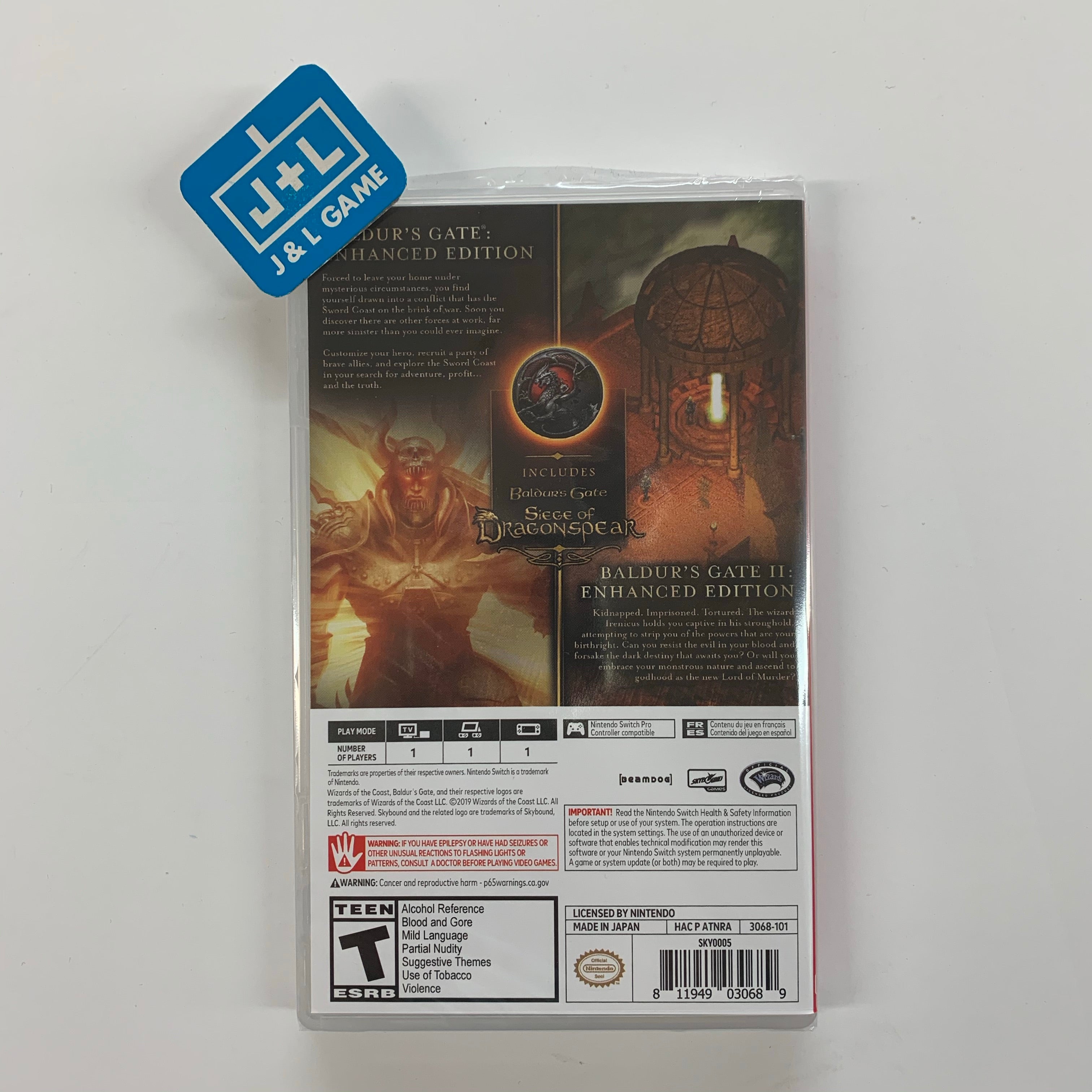 Baldur's Gate & Baldur's Gate II: Enhanced Editions - (NSW) Nintendo Switch Video Games Skybound Games   