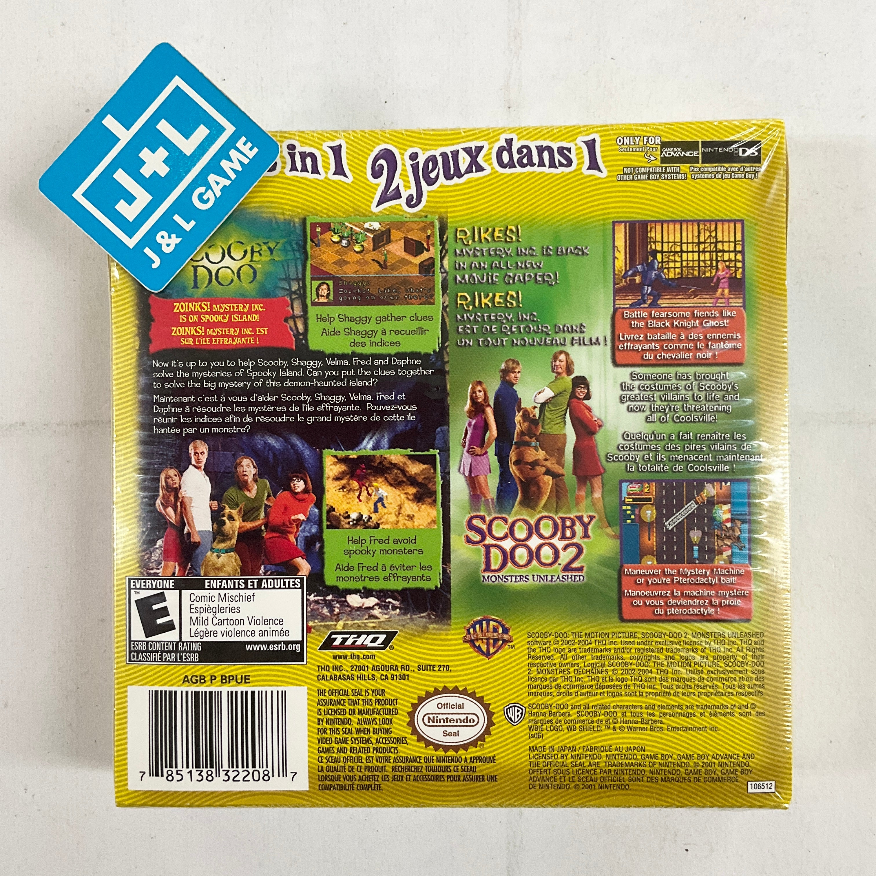 monsters scooby doo 2 2 Games in 1 Double Pack: Scooby-Doo / Scooby-Doo 2: Monsters Unleashed