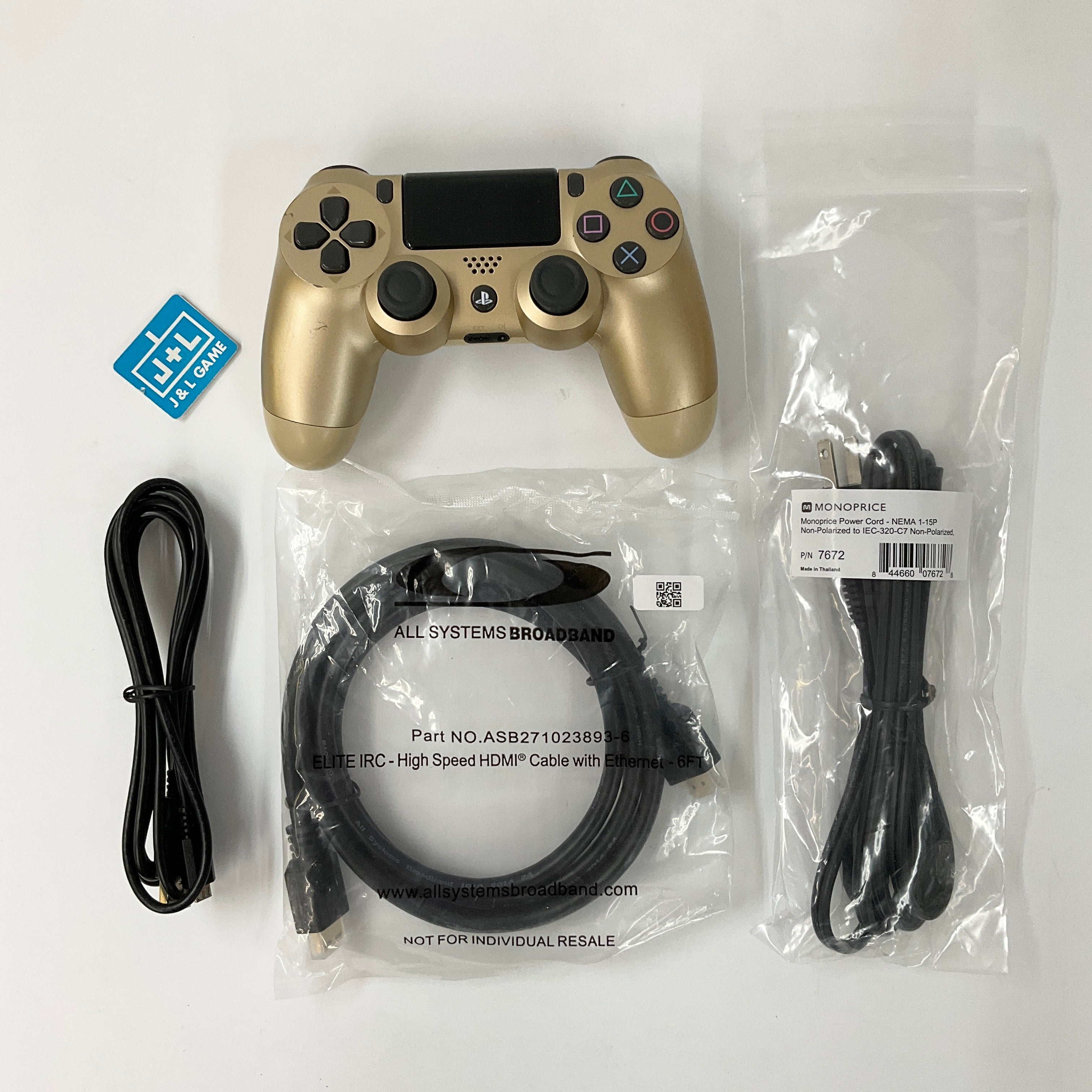 SONY PlayStation 4 Slim 1TB Gold Console - (PS4) Playstation 4 [Pre-Owned] Consoles Sony   
