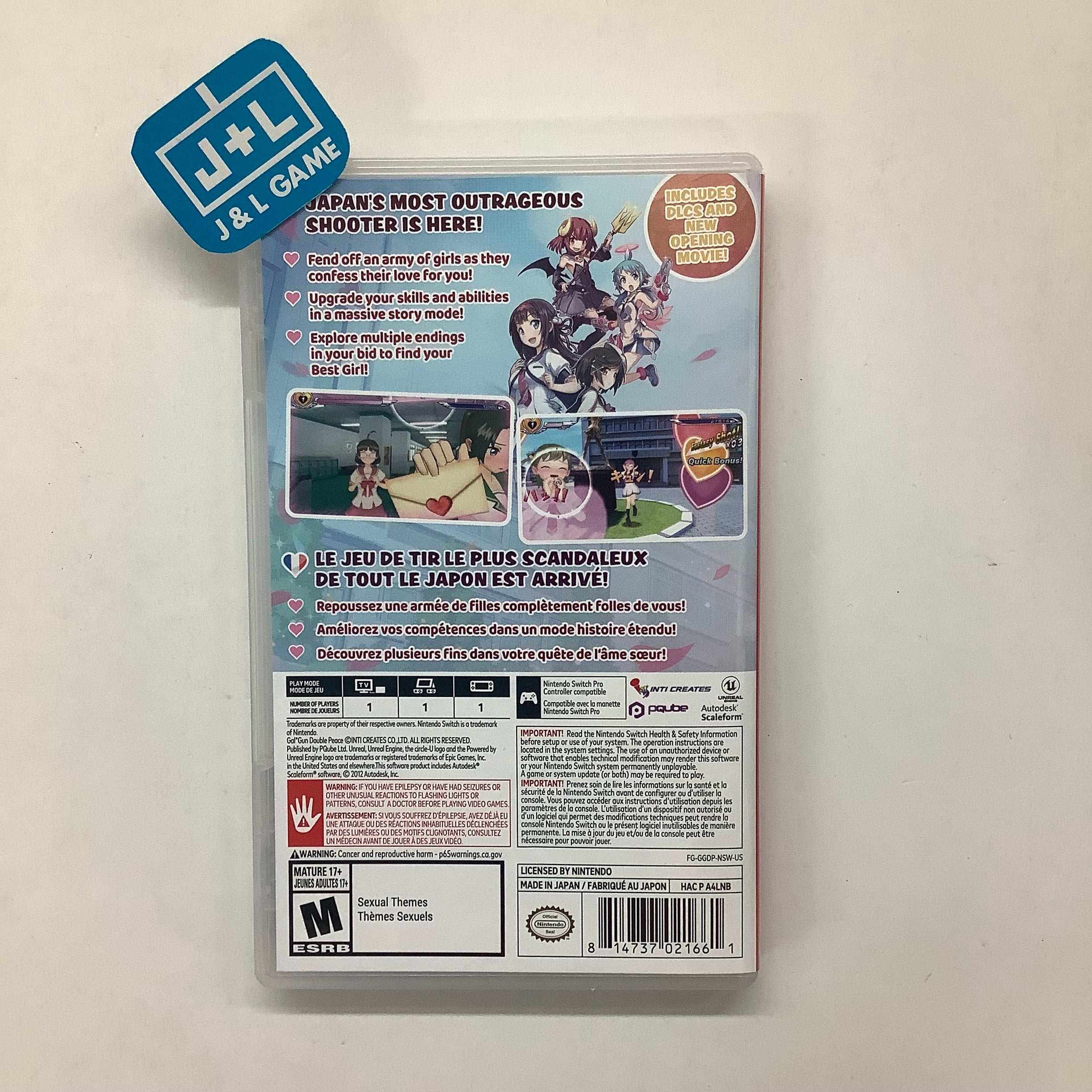Gal*Gun: Double Peace - (NSW) Nintendo Switch [UNBOXING] Video Games PQube   