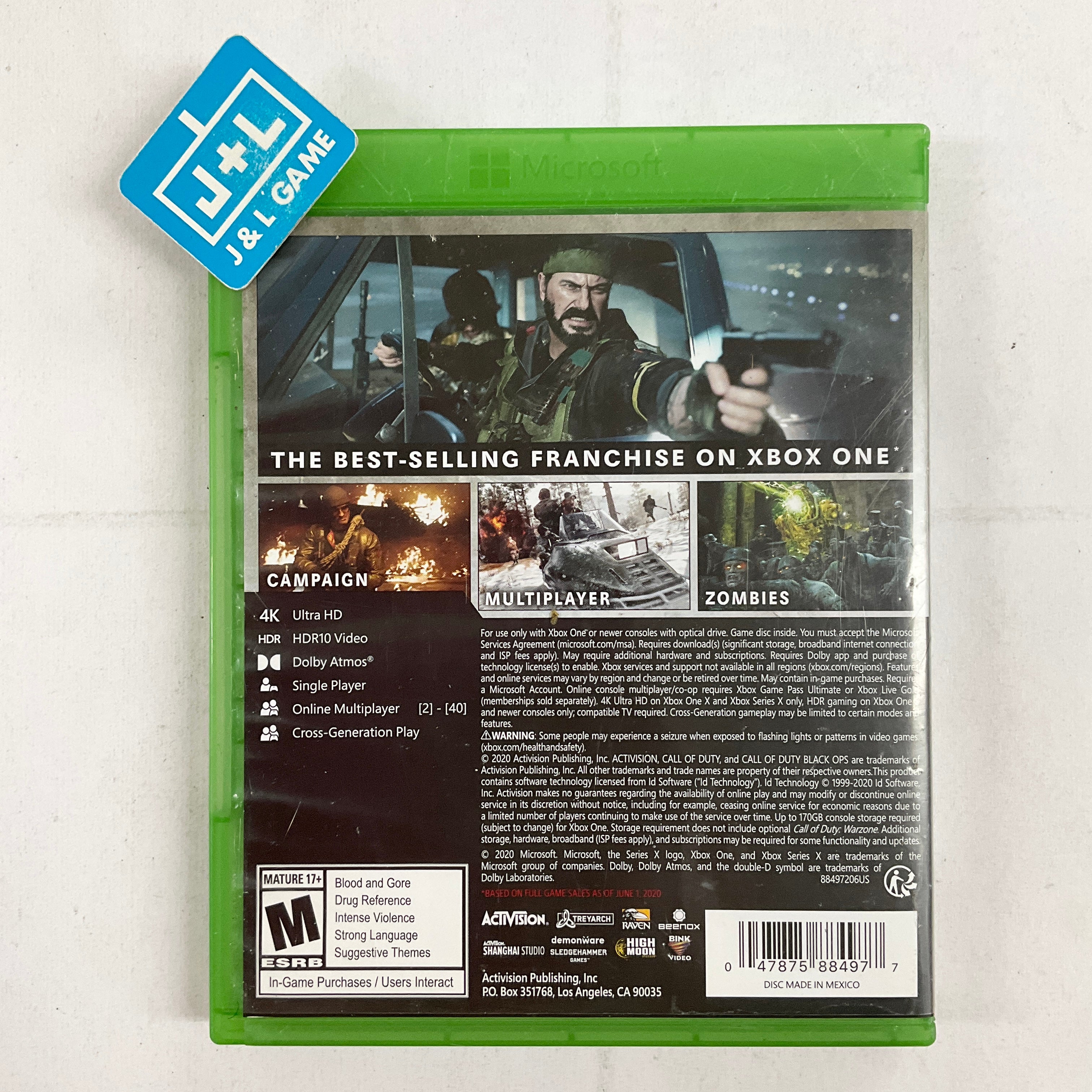 Call of Duty: Black Ops Cold War - (XB1) Xbox One [Pre-Owned] Video Games ACTIVISION   