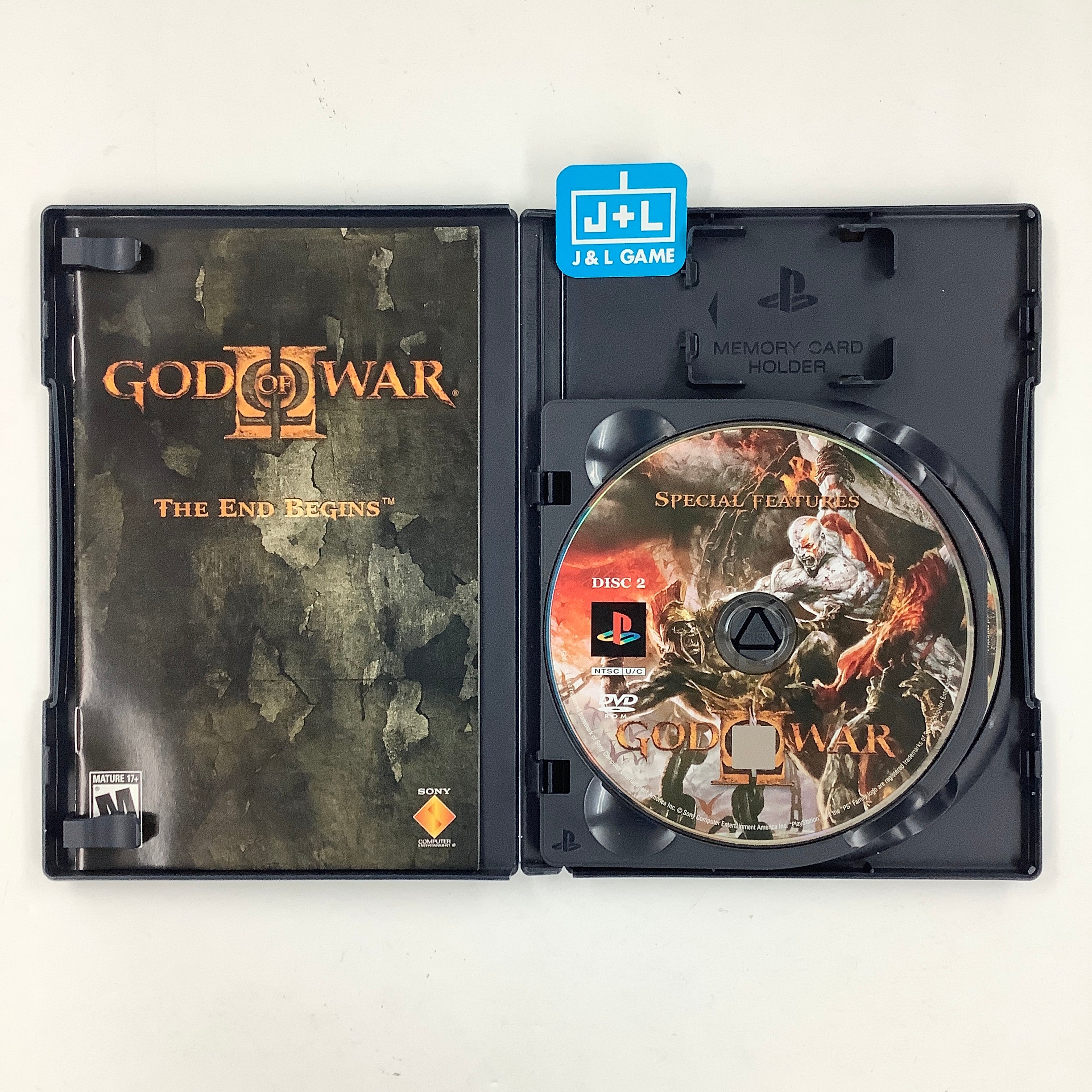 Jogo God Of War 2 Playstation 2 - Leia A Descrição Jogo God Of War 2 Playstation 2 - Leia A Descrição