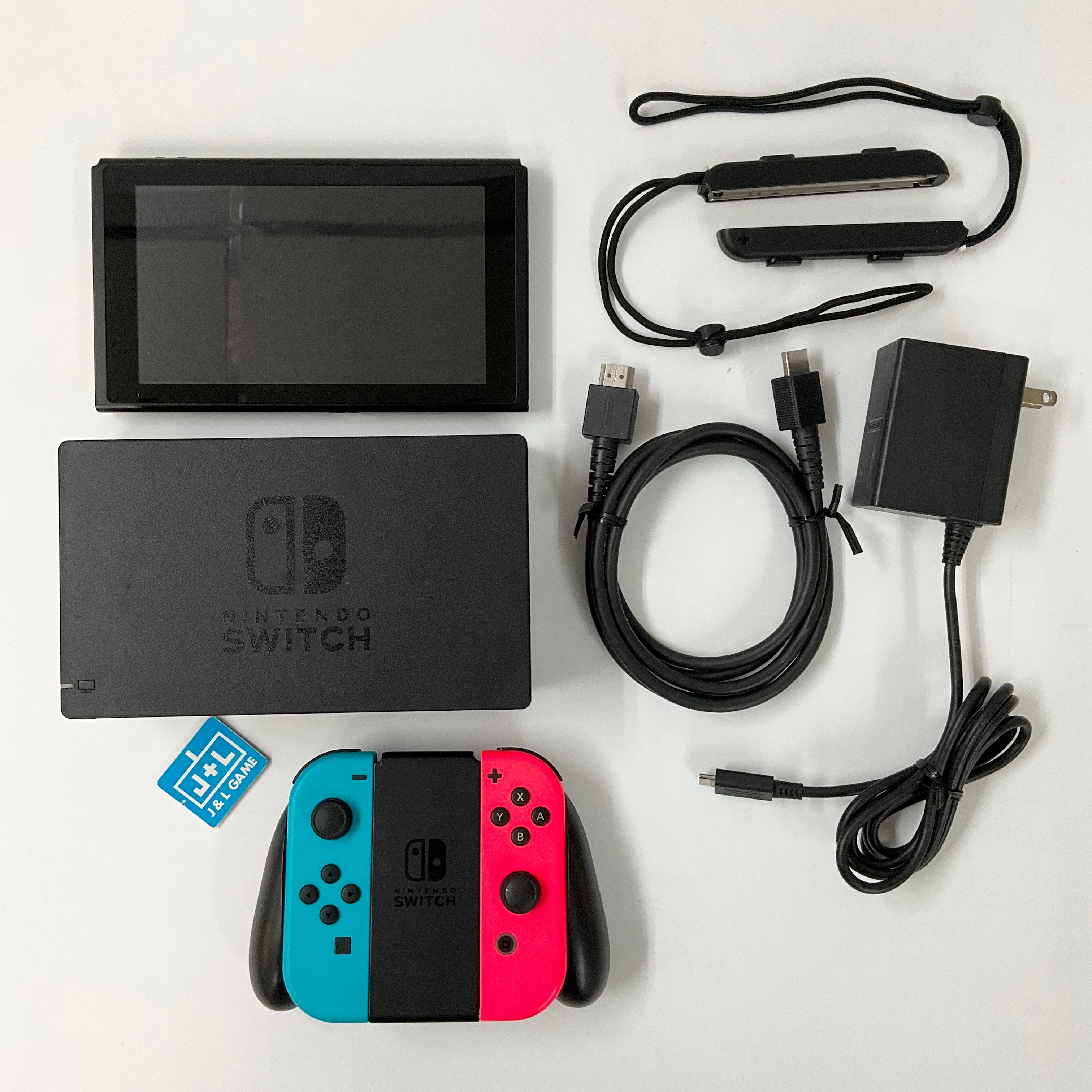 Nintendo Switch Console with Neon Blue and Neon Red Joy-Con (L-R) - (NSW) Nintendo Switch [Pre-Owned] Consoles Nintendo   