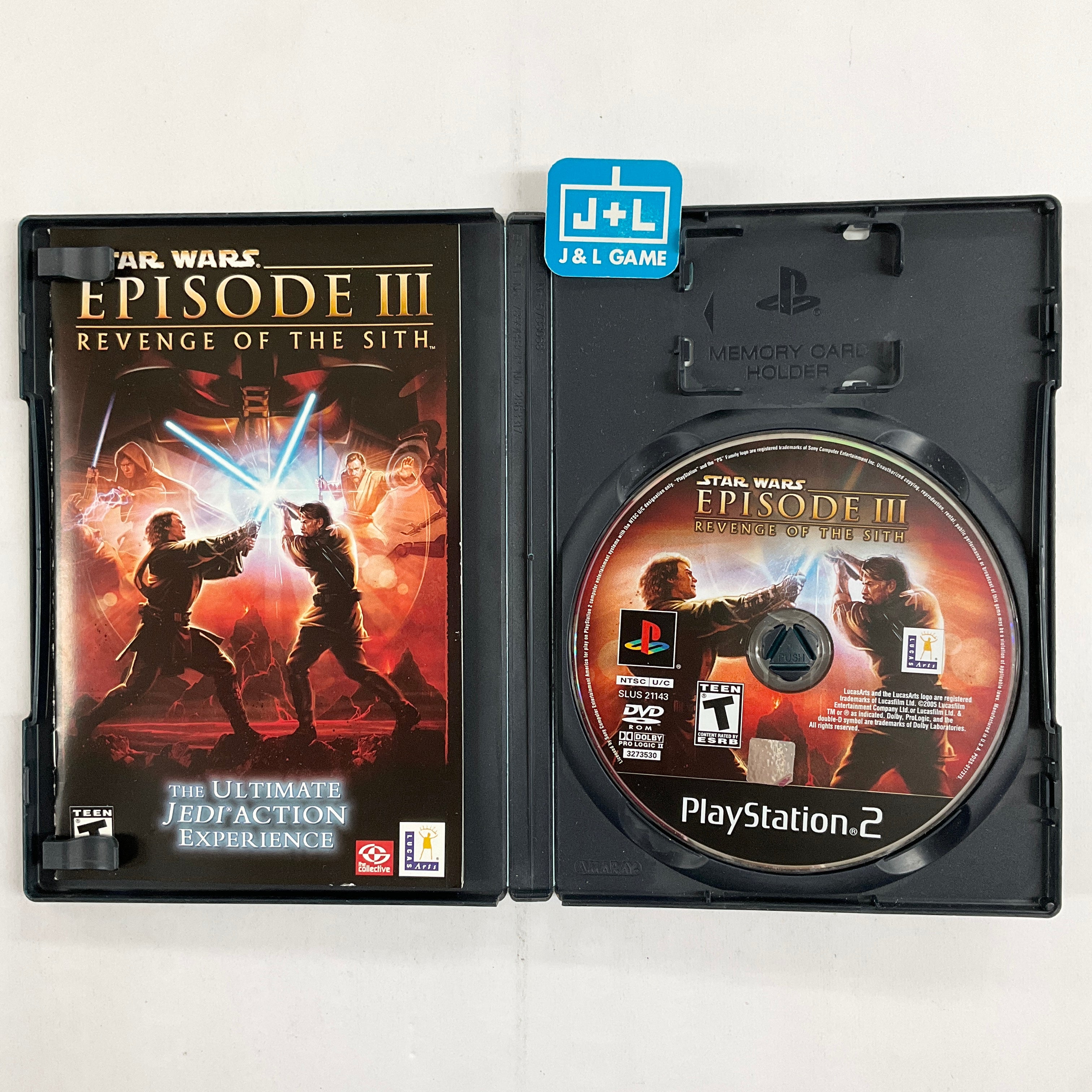 Star Wars Episode III: Revenge of the Sith - (PS2) PlayStation 2 [Pre-Owned] Video Games LucasArts   