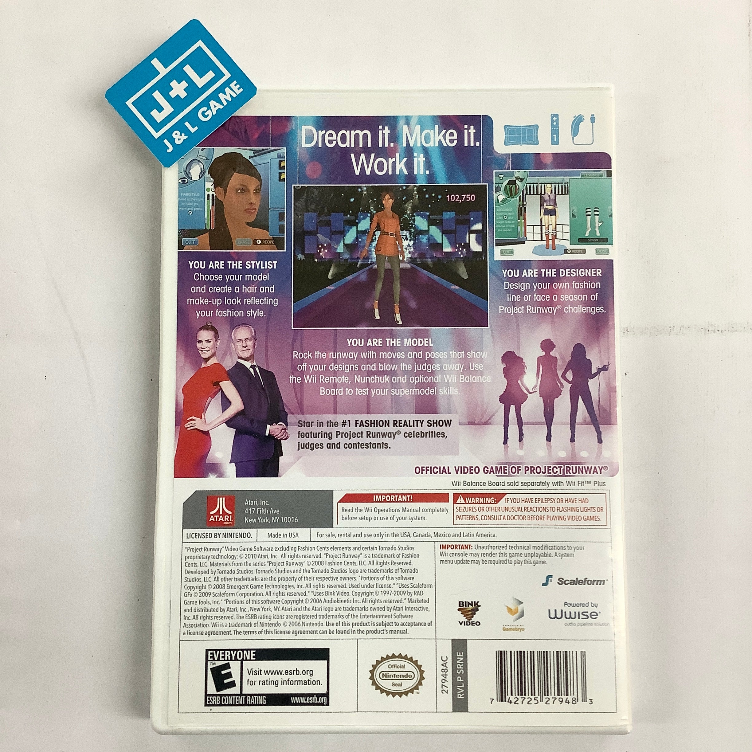 Project Runway - Nintendo Wii [Pre-Owned] Video Games Atari SA   