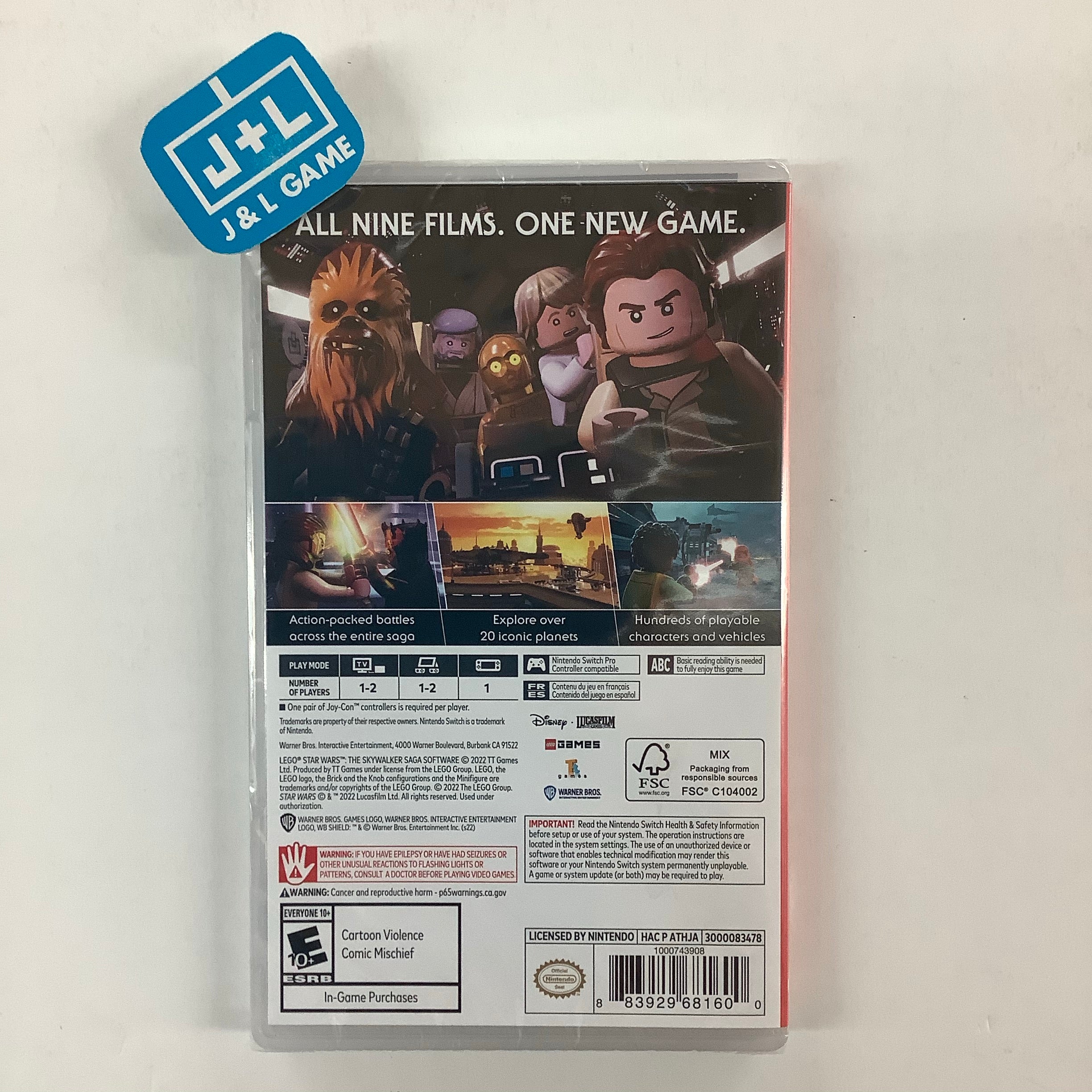 Lego Star Wars: The Skywalker Saga - (NSW) Nintendo Switch Video Games WB Games   