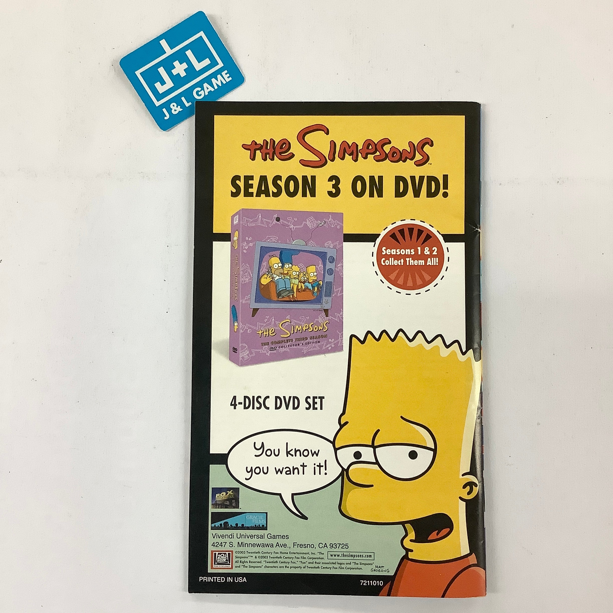 The Simpsons Hit & Run - (GC) GameCube [Pre-Owned] Video Games Nintendo   