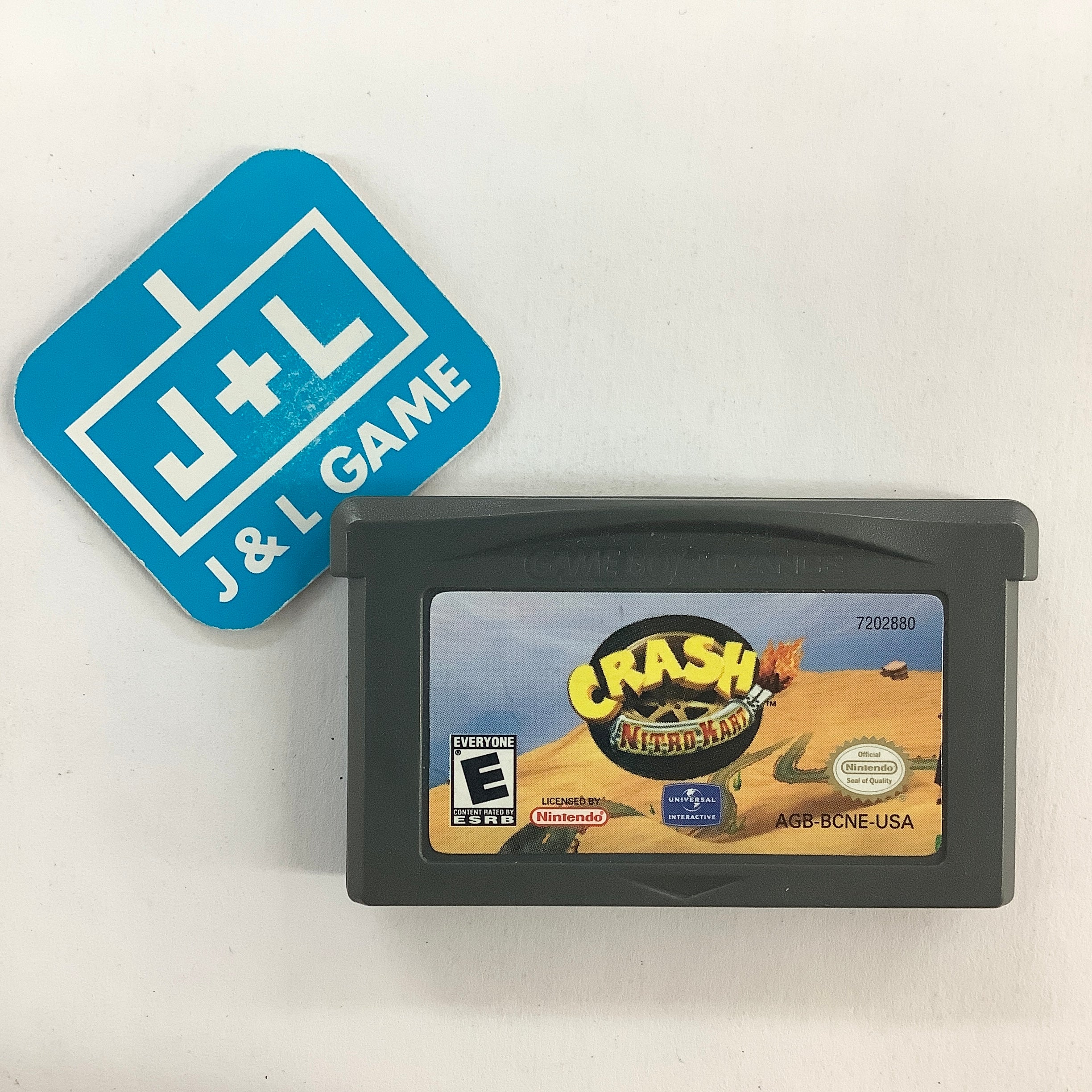 Crash Nitro Kart - (GBA) Game Boy Advance [Pre-Owned] Video Games Universal Interactive   