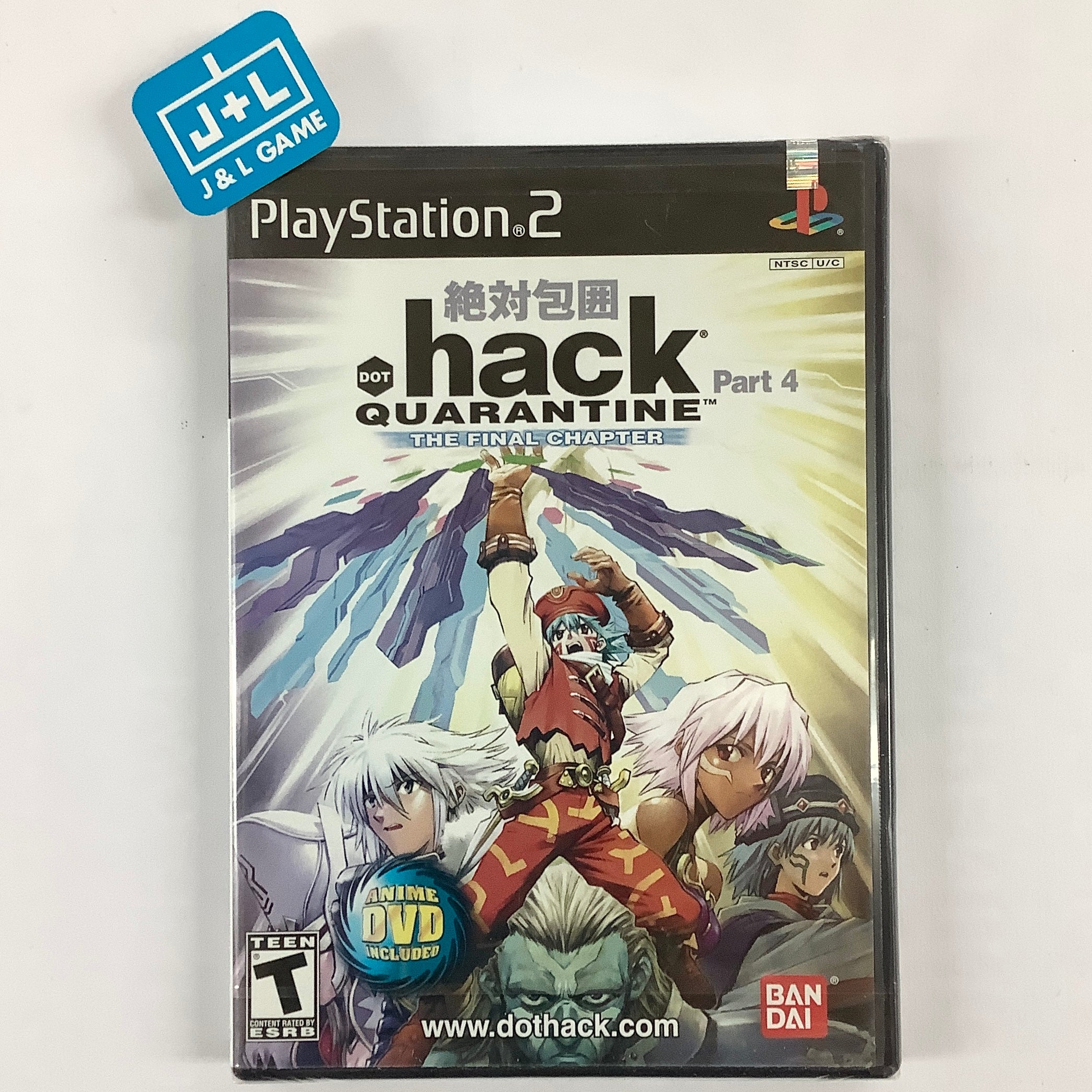 .hack//Part 4: Quarantine - (PS2) PlayStation 2 Video Games Bandai Namco   