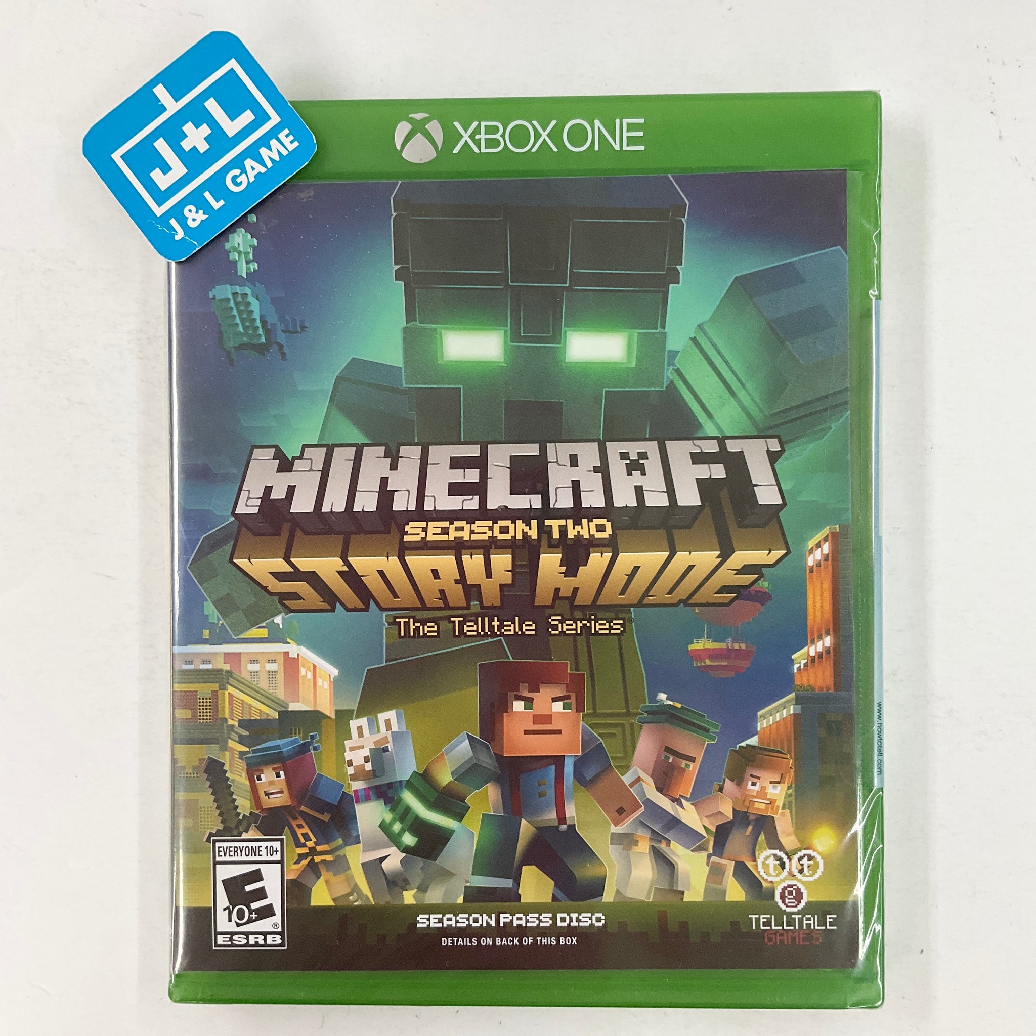 Minecraft: Story Mode -- Season Two: Season Pass Disc (Microsoft Xbox One,  2017) for sale online