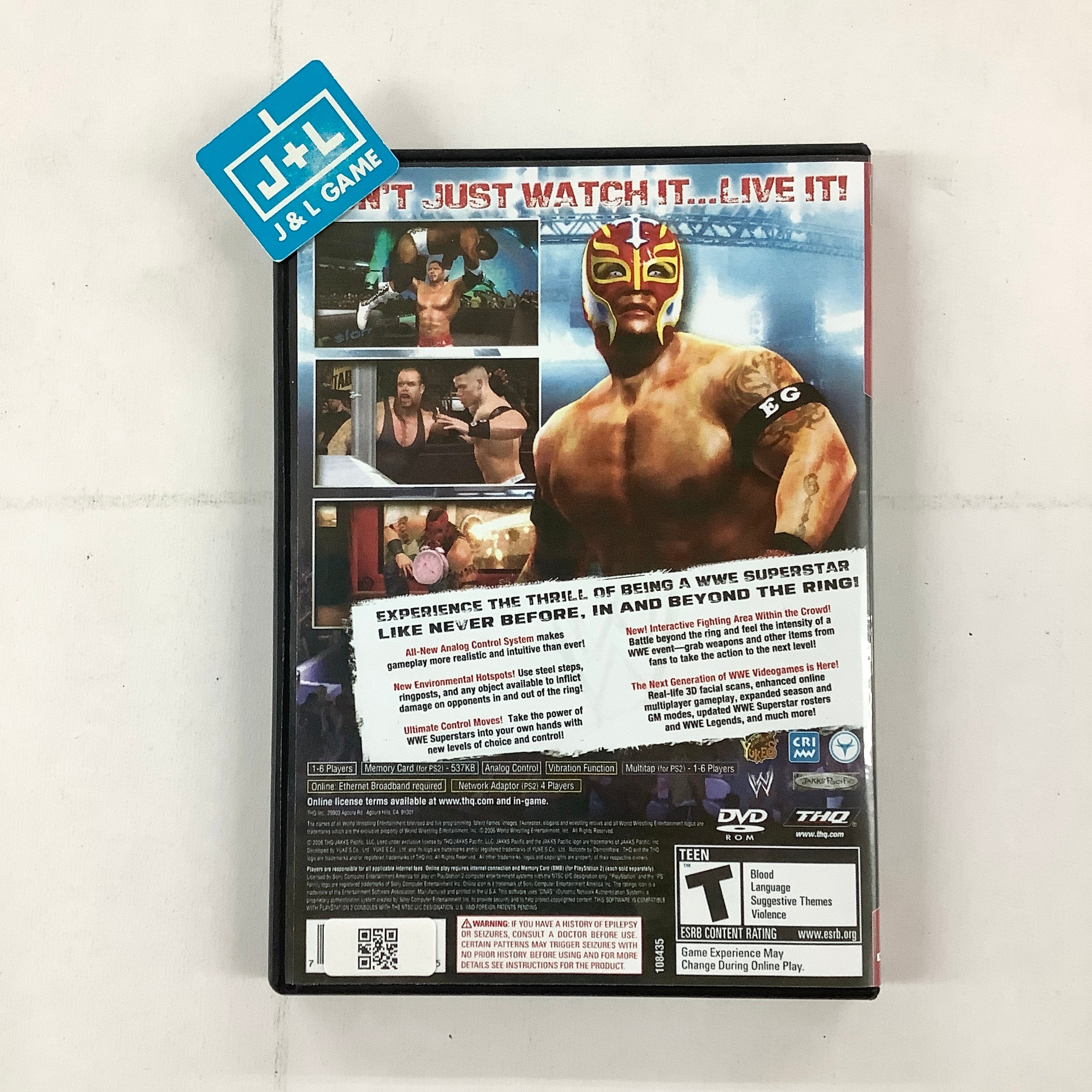 WWE SmackDown vs. Raw 2007 (Greatest Hits) - (PS2) PlayStation 2 [Pre-Owned] Video Games THQ   