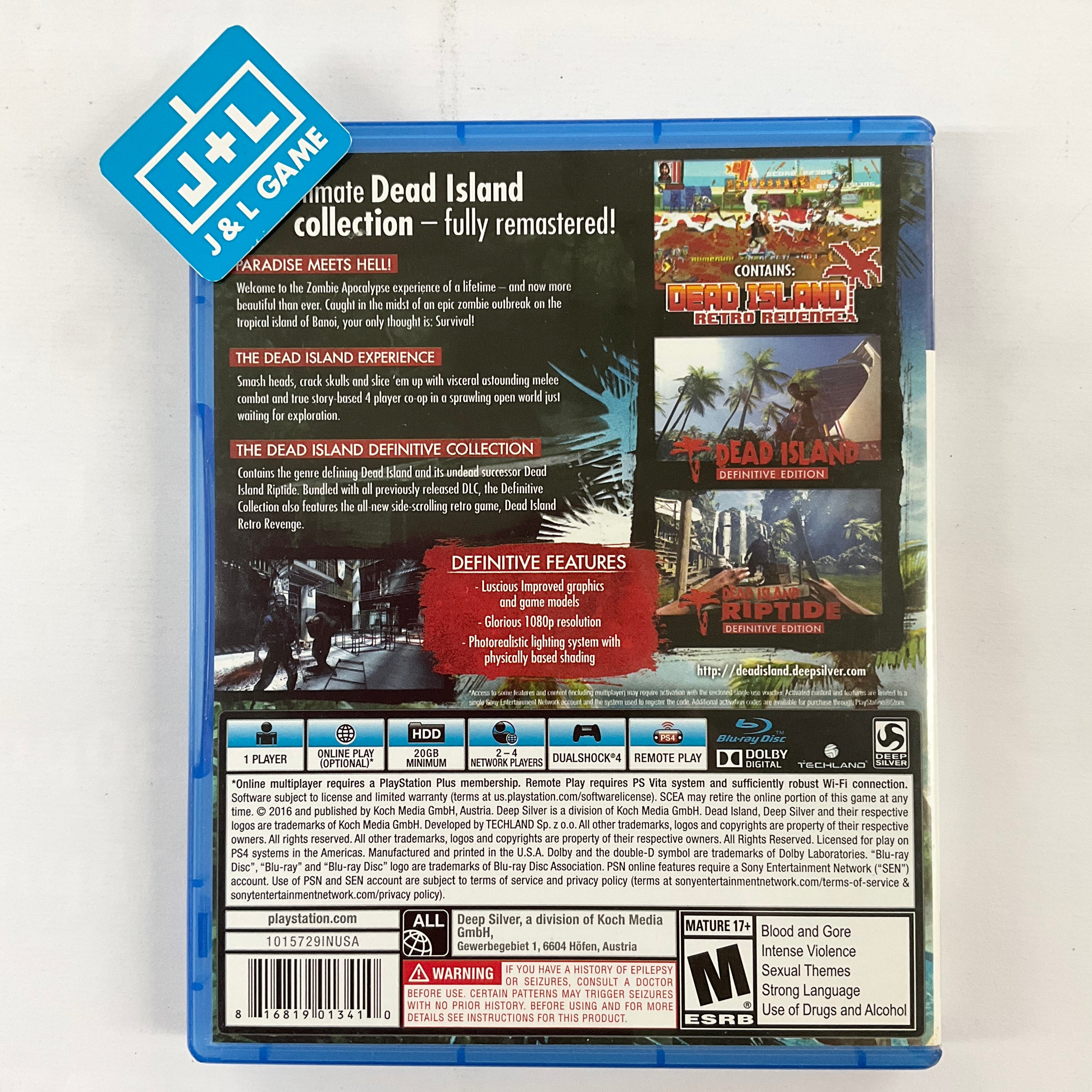 Dead Island: Definitive Collection - (PS4) PlayStation 4 [Pre-Owned] Video Games Deep Silver   
