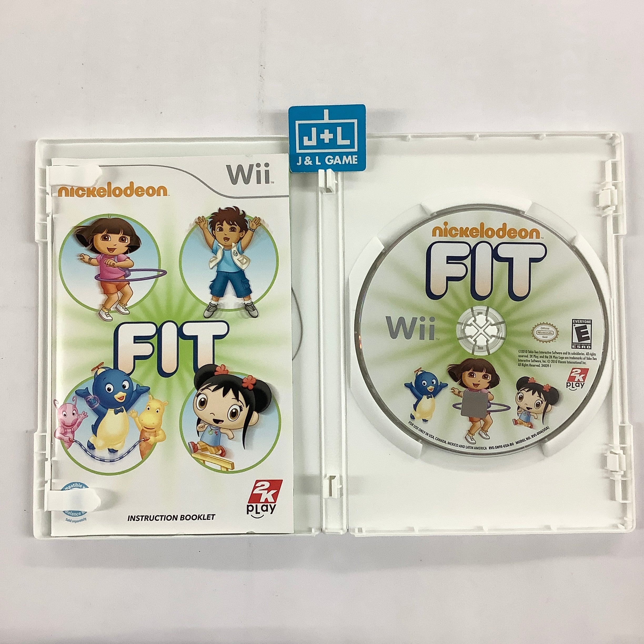 Nickelodeon Fit - Nintendo Wii [Pre-Owned] Video Games 2K Games   
