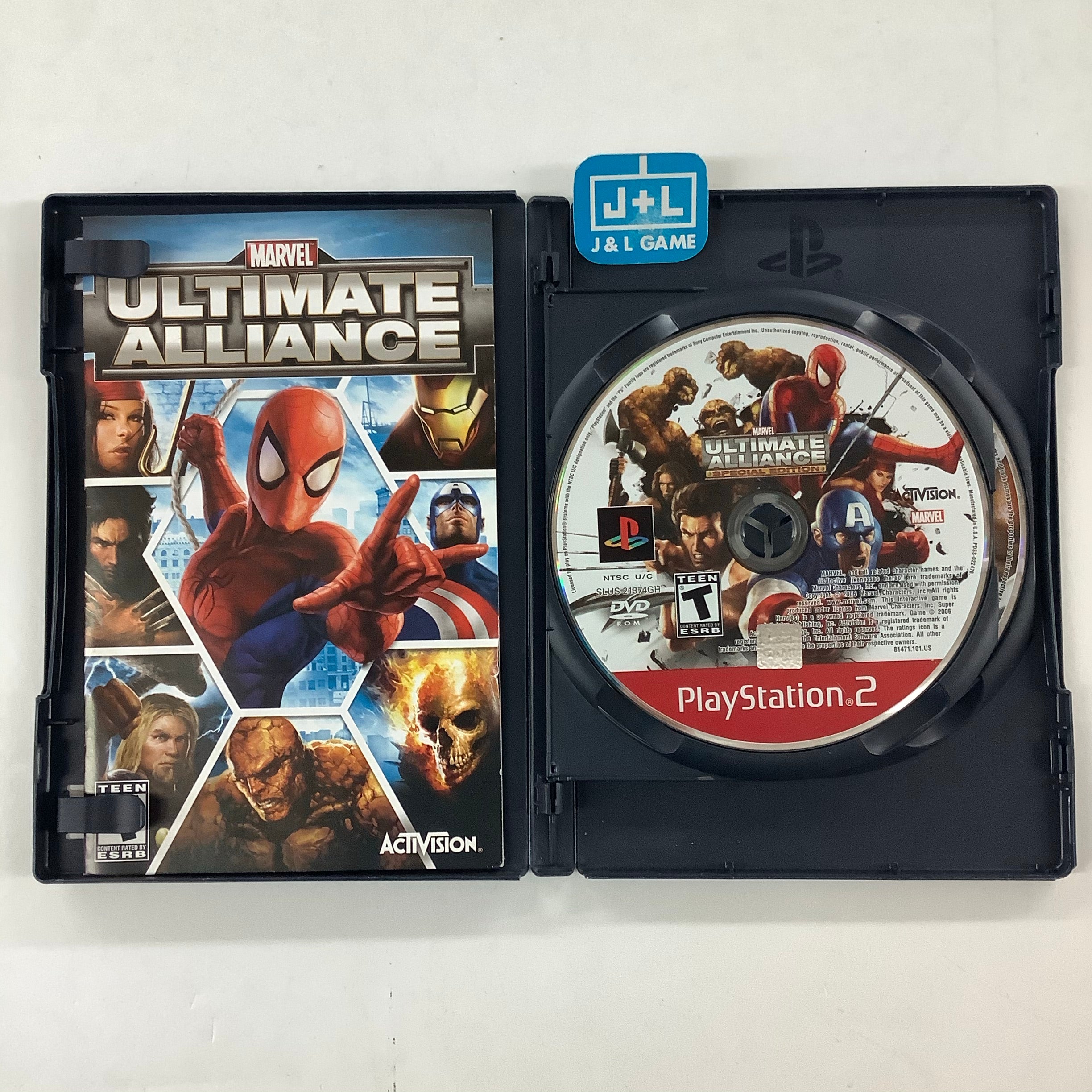Marvel: Ultimate Alliance: Special Edition (Greatest Hits) - (PS2) PlayStation 2 [Pre-Owned] Video Games Activision   