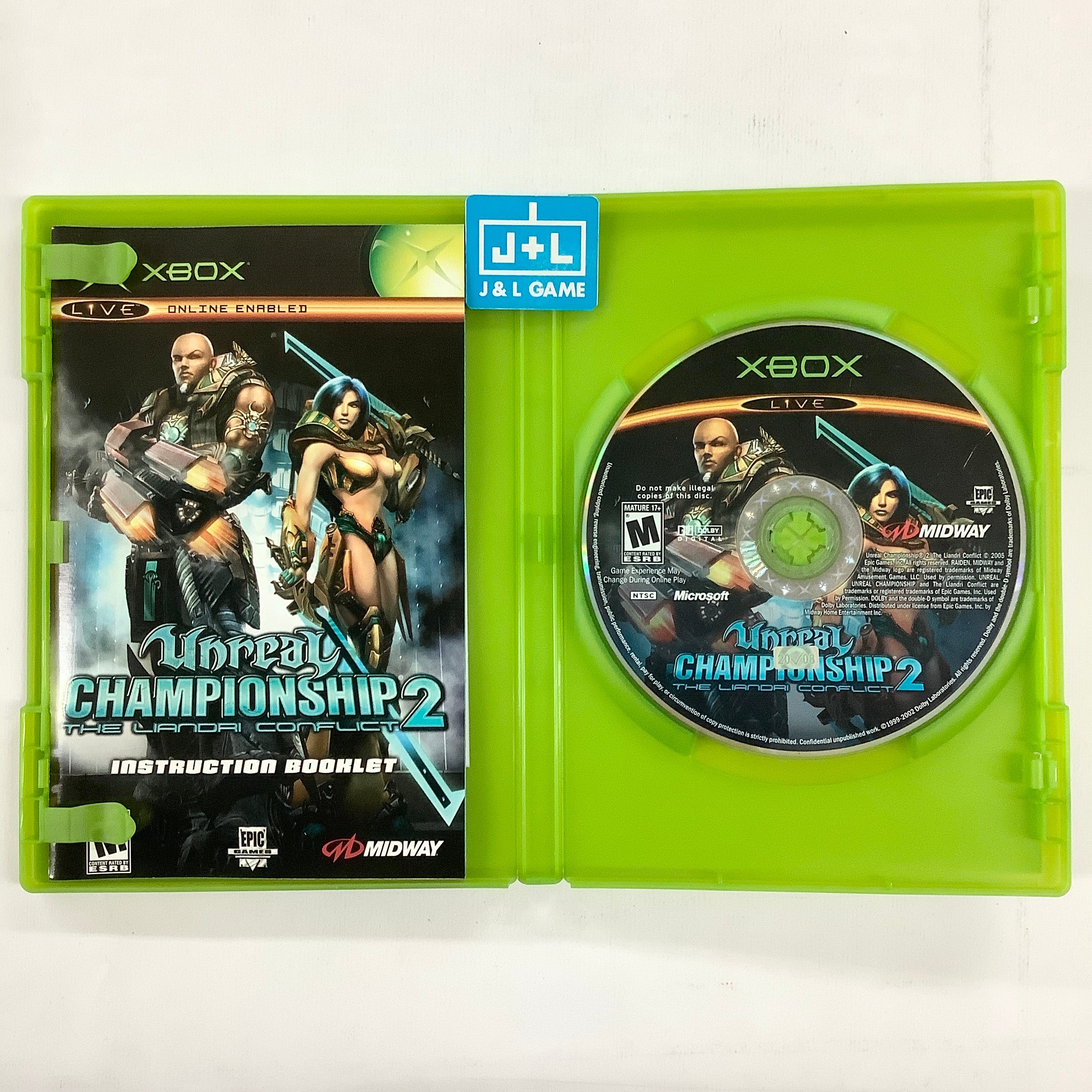 Unreal Championship 2: The Liandri Conflict - (XB) Xbox [Pre-Owned] Video Games Midway   