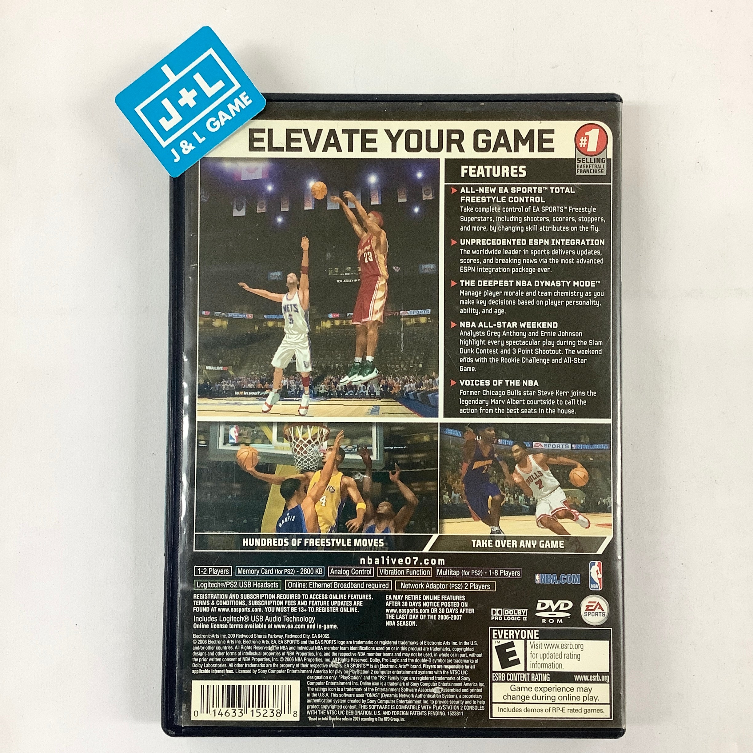 NBA Live 07 - (PS2) PlayStation 2 [Pre-Owned] Video Games EA Sports   