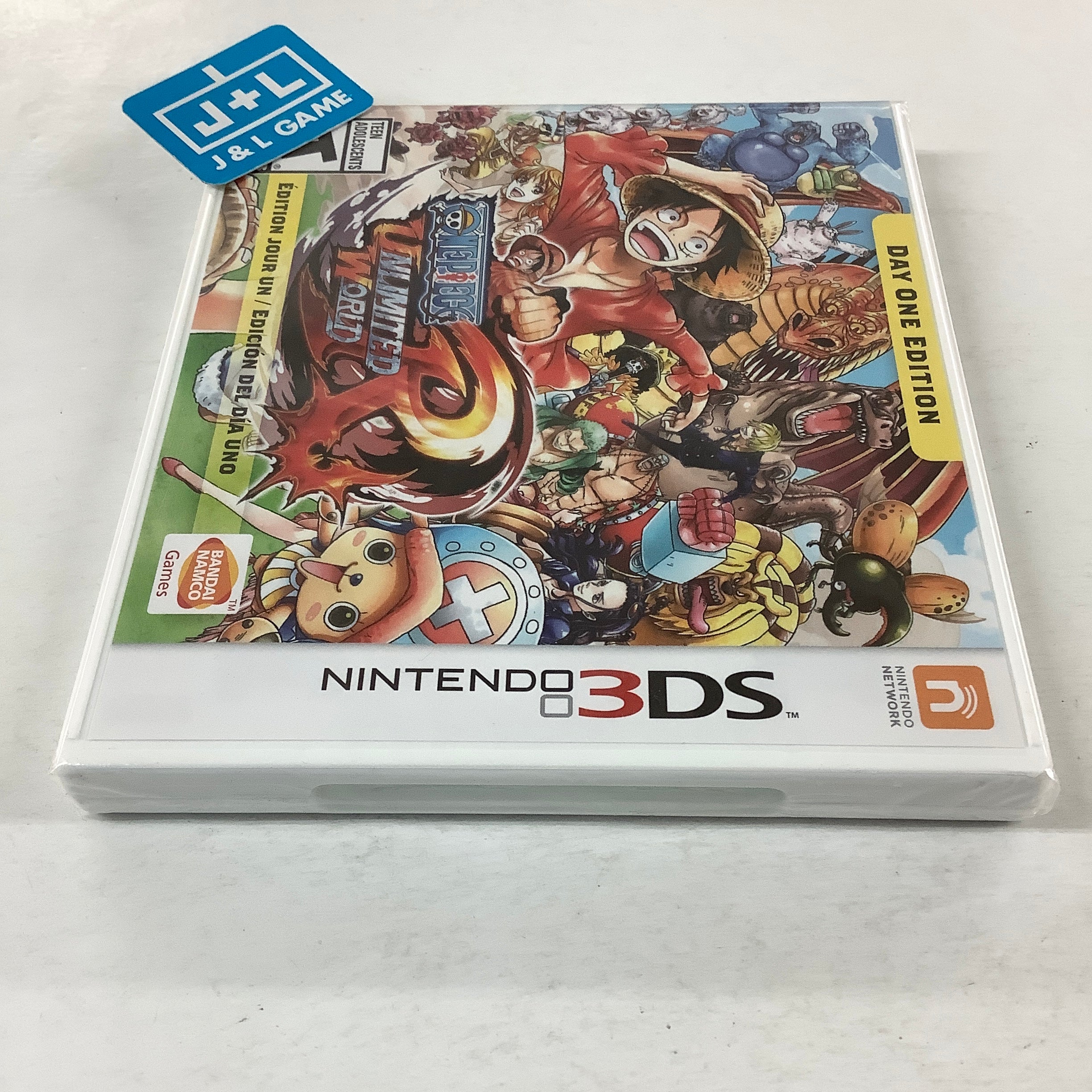 One Piece: Unlimited World Red: Day One Edition - Nintendo 3DS Video Games BANDAI NAMCO Entertainment   